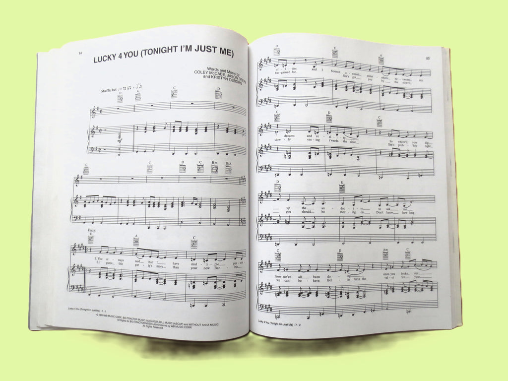 Smash Country Hits 2001 – Sheet Music Book (Piano/Vocal/Chords)