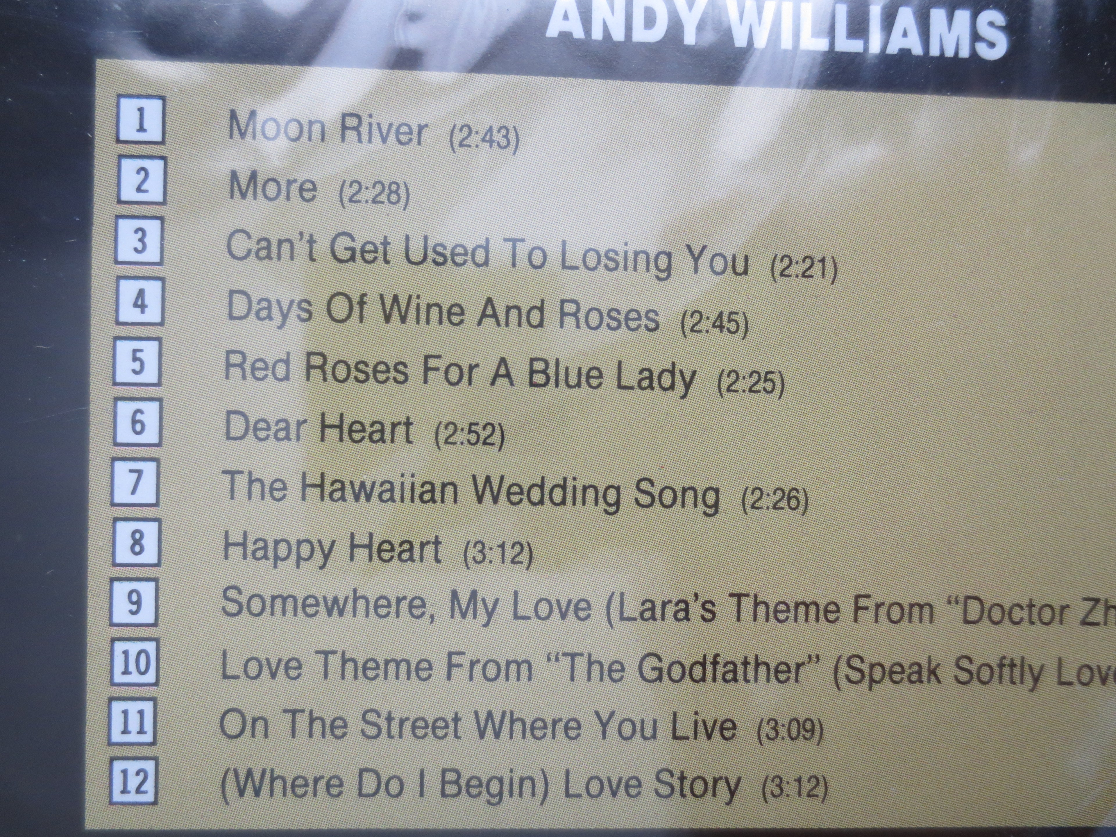 Andy Williams – The Best of Andy Williams (1990) CD — Factory Sealed