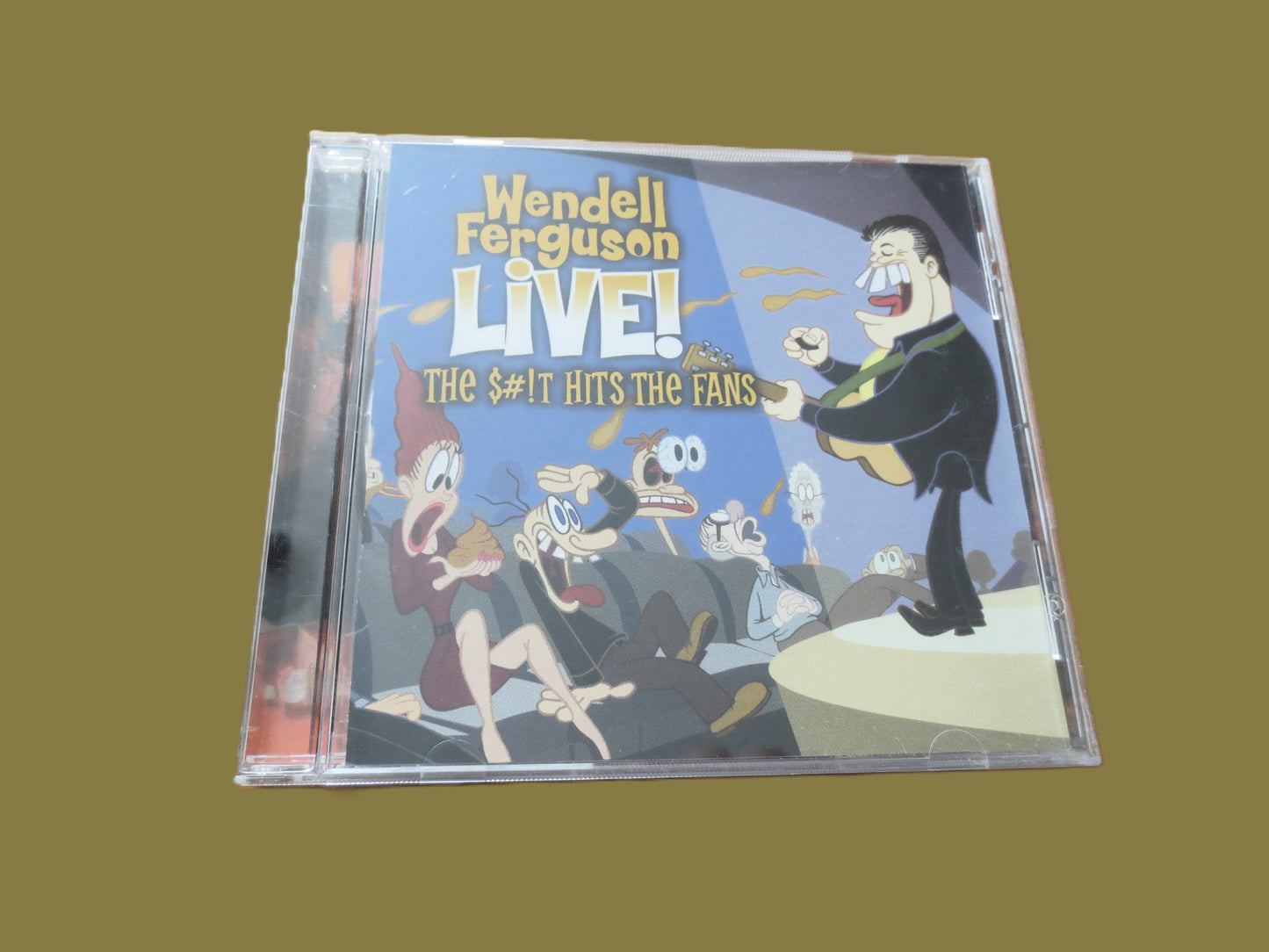 WENDELL FERGUSON, AUTOGRAPHED, Live - The Shit Hits The Fans, 2005 Compact Disc, Vintage Cd