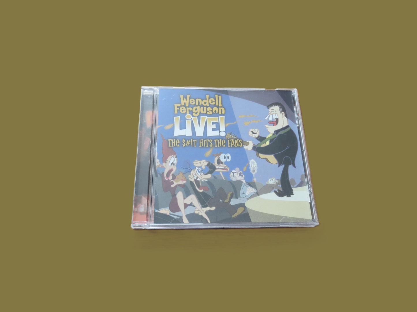 WENDELL FERGUSON, AUTOGRAPHED, Live - The Shit Hits The Fans, 2005 Compact Disc, Vintage Cd