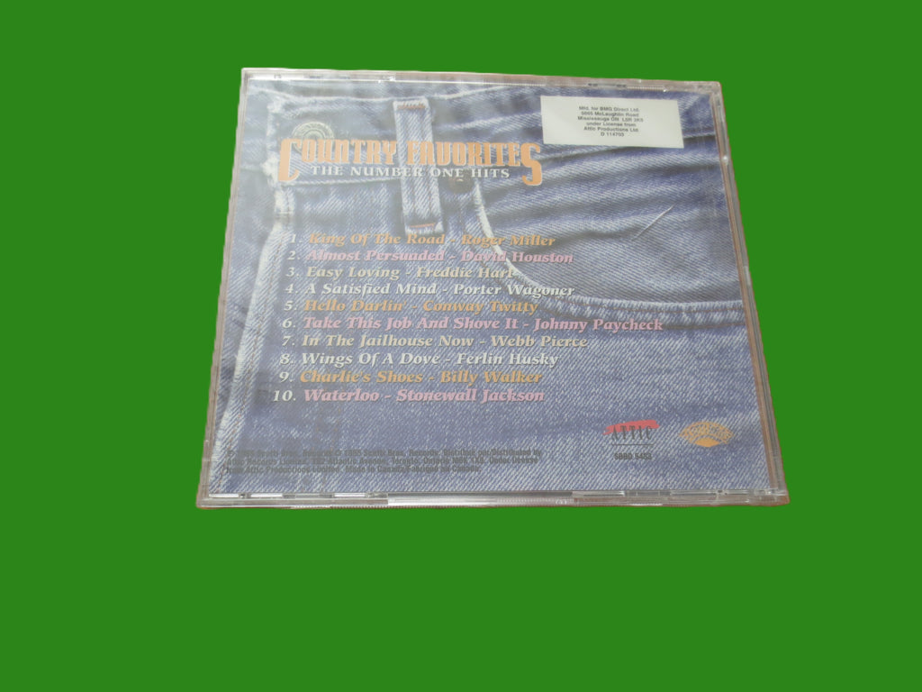 Country Favorites – The Number One Hits (1995) CD — Factory Sealed