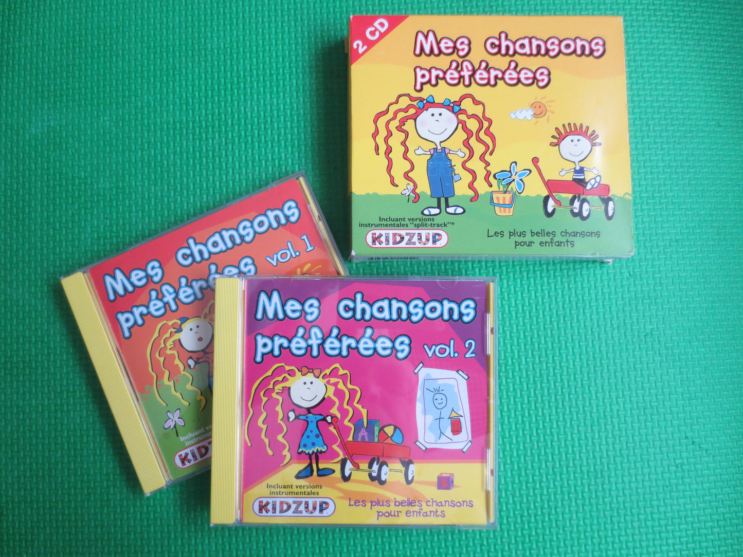 MES CHANSONS PREFEREES, Volume 2, 2 Cds, French Cd, French Music Cd, French Kids Cd, Music Cd, Kids Cd, Childrens Cd, 2002 Compact Disc