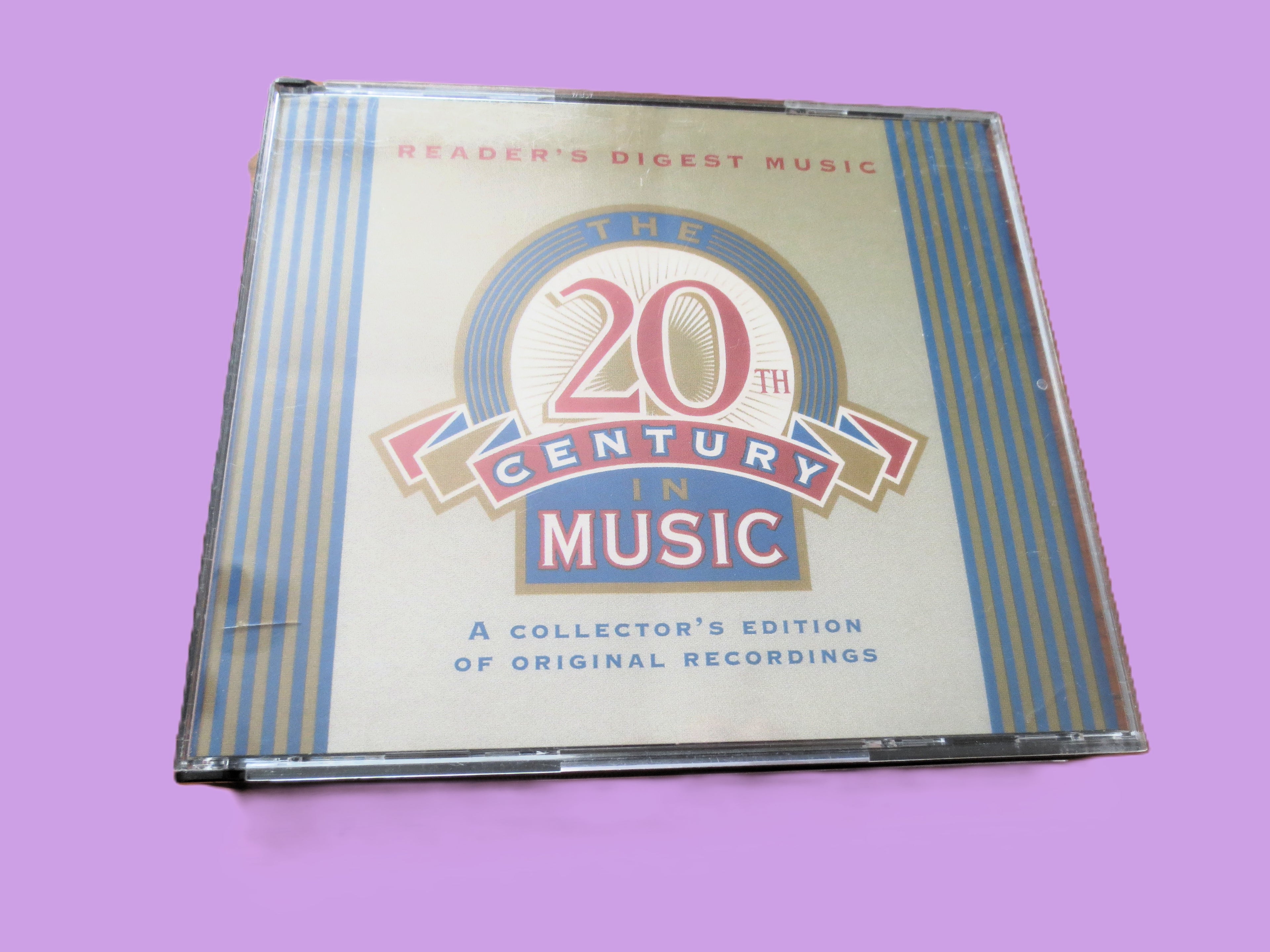 20th Century in Music, READERS DIGEST, Double Disc, 2000 Compact Disc, Vintage Cd
