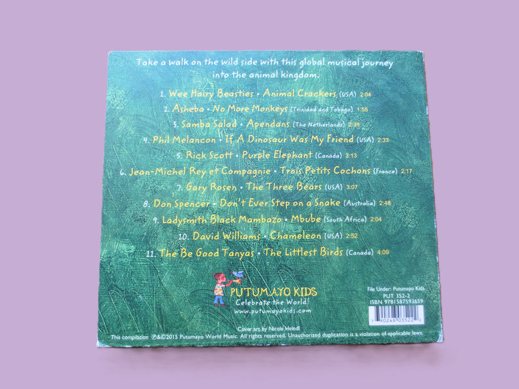 ANIMAL PLAYGROUND, Children's Music, 2015 Compact Disc, Vintage Cd