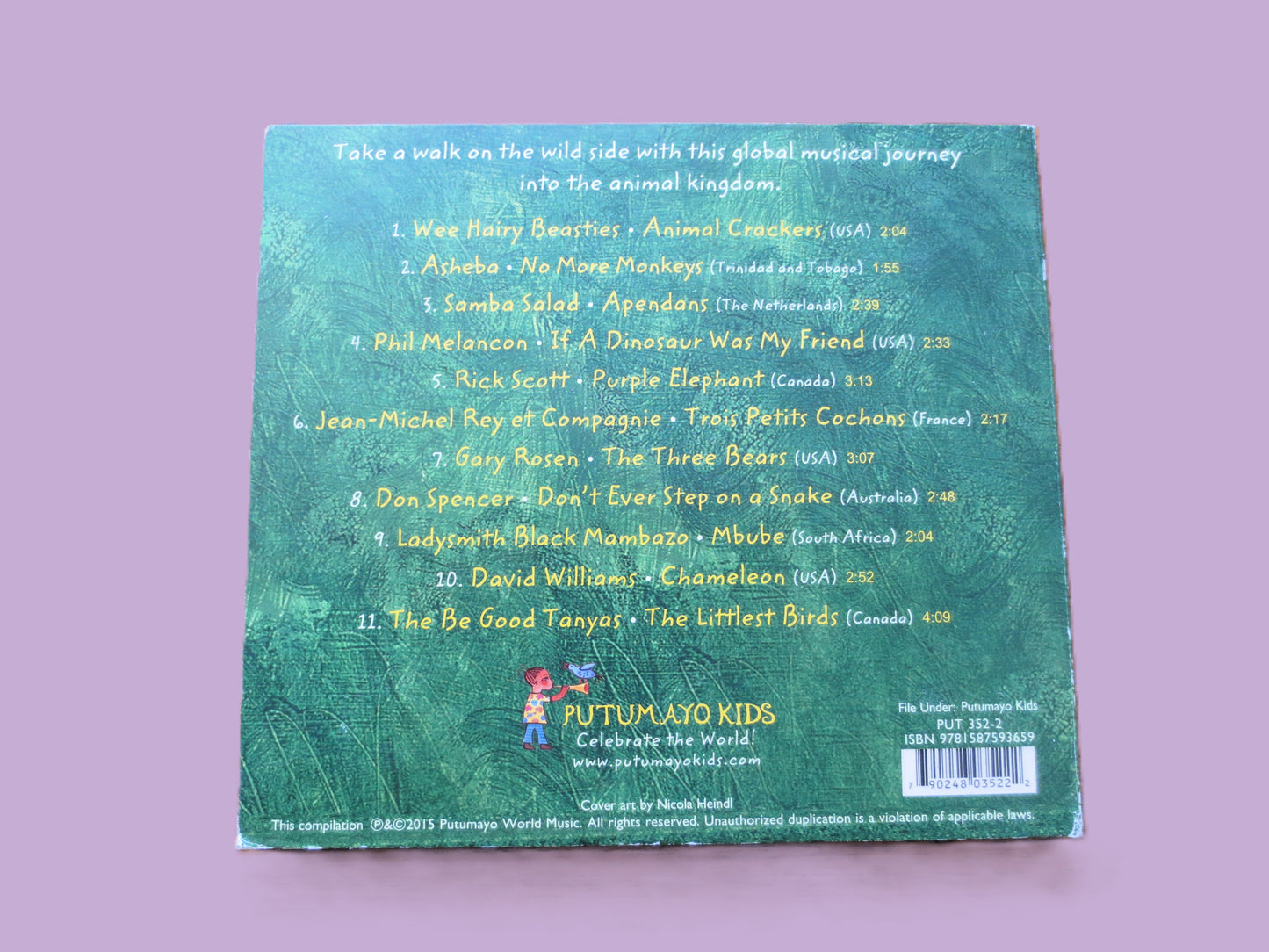 ANIMAL PLAYGROUND, Children's Music, 2015 Compact Disc, Vintage Cd