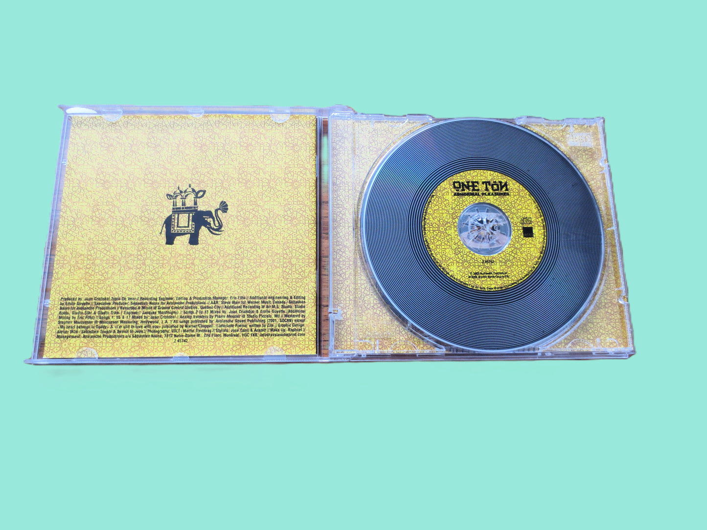 ONE TON, Abnormal Pleasures, 2002 Compact Disc, Vintage Cd