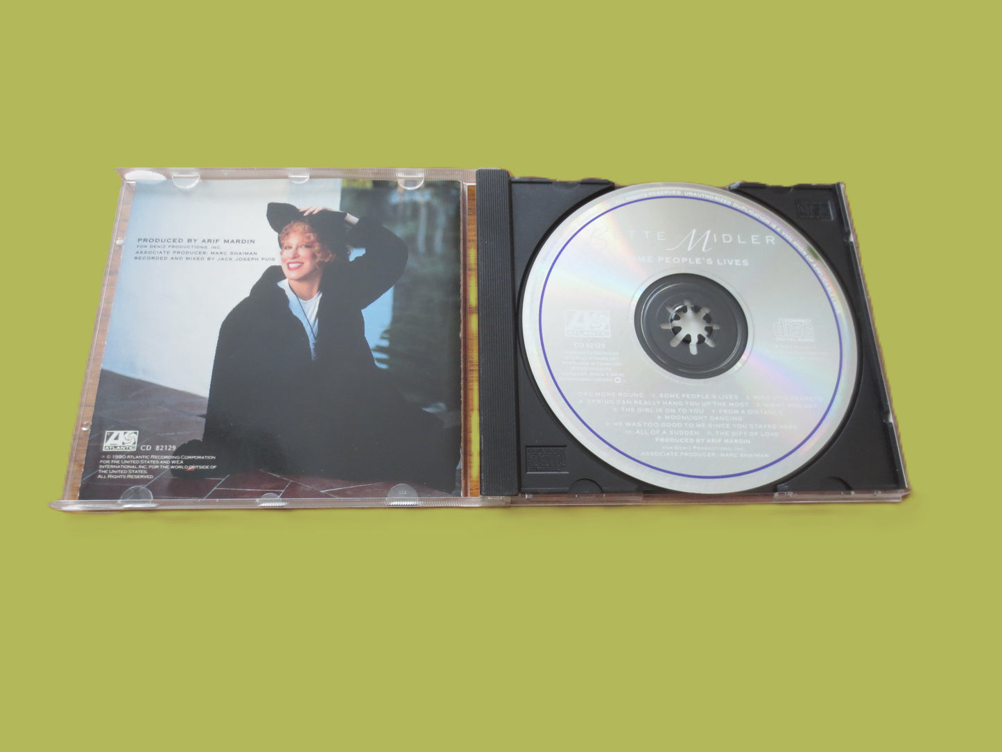 BETTE MIDLER, Some People's Lives, 1990 Compact Disc, Vintage Cd