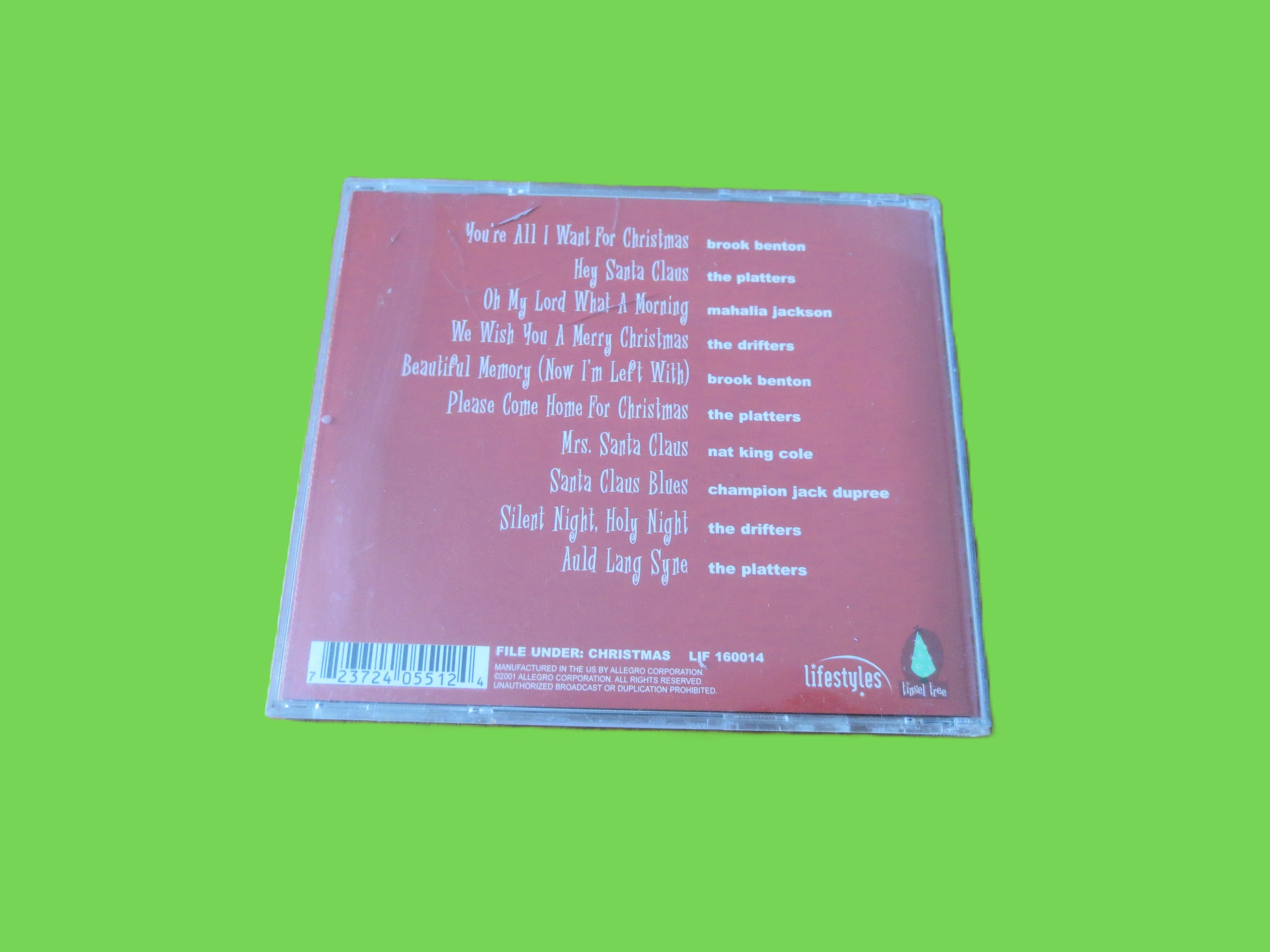 A SOULFUL CHRISTMAS, Christmas Music, 2001 Compact Disc, Vintage Cd