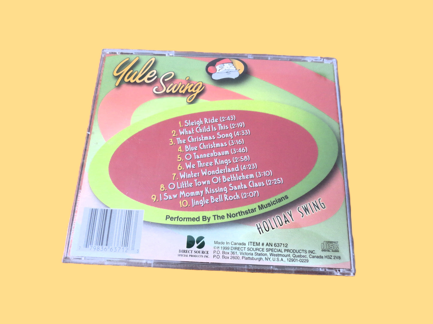 YULE SWING, CHRISTMAS Music, 1999 Compact Disc, Vintage Cd