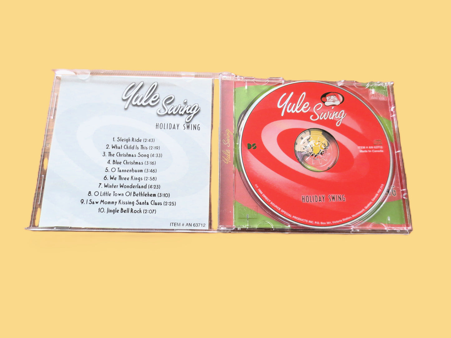 YULE SWING, CHRISTMAS Music, 1999 Compact Disc, Vintage Cd