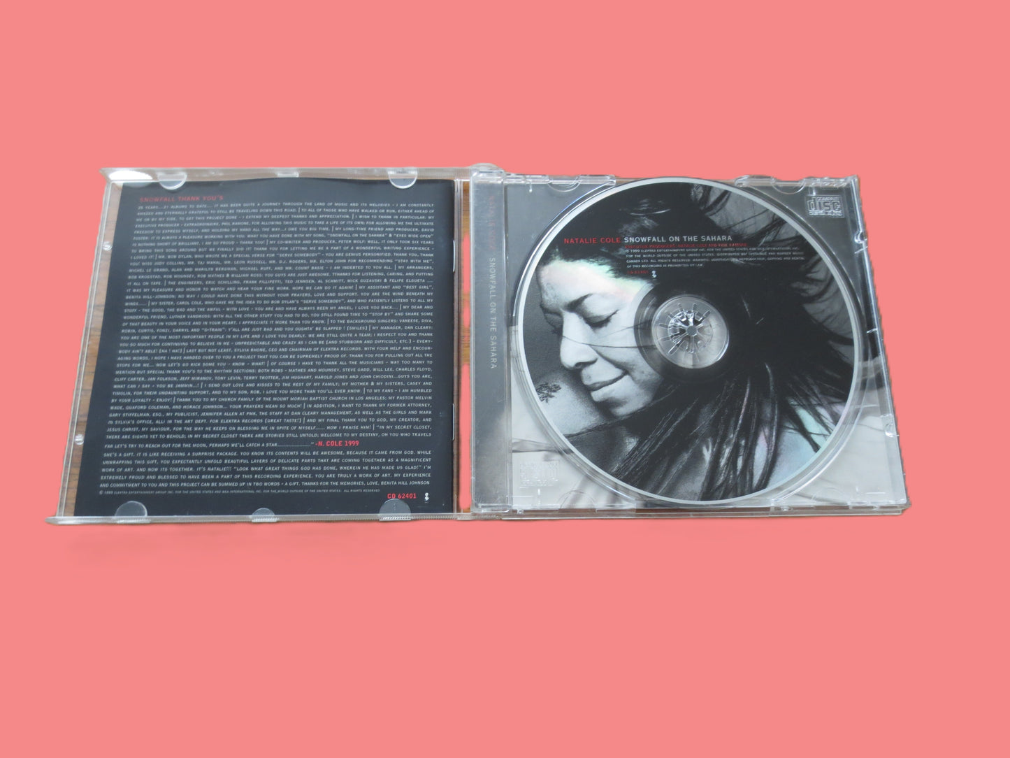 NATALIE COLE, Snowfall on the Sahara, 1999 Compact Disc, Vintage Cd