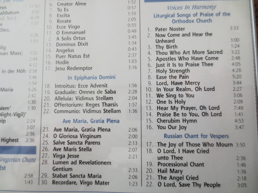 Various Artists – Voices for Heaven (2003) CD (3-Disc Set)
