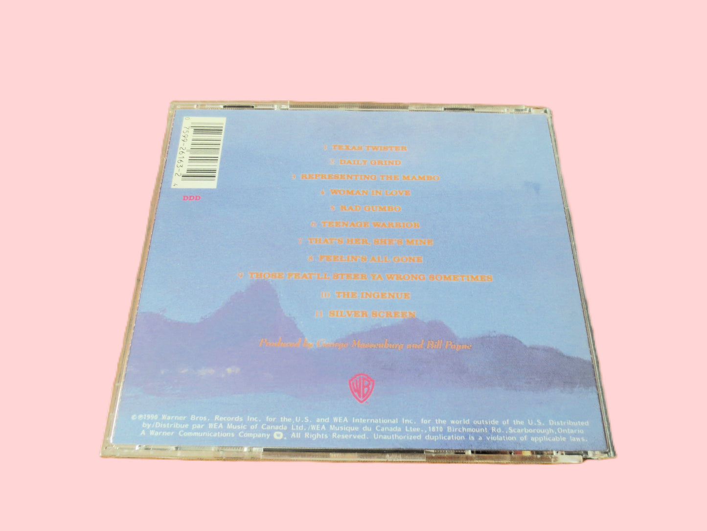 LITTLE FEAT, Representing the Mambo, 1990 Compact Disc, Vintage Cd