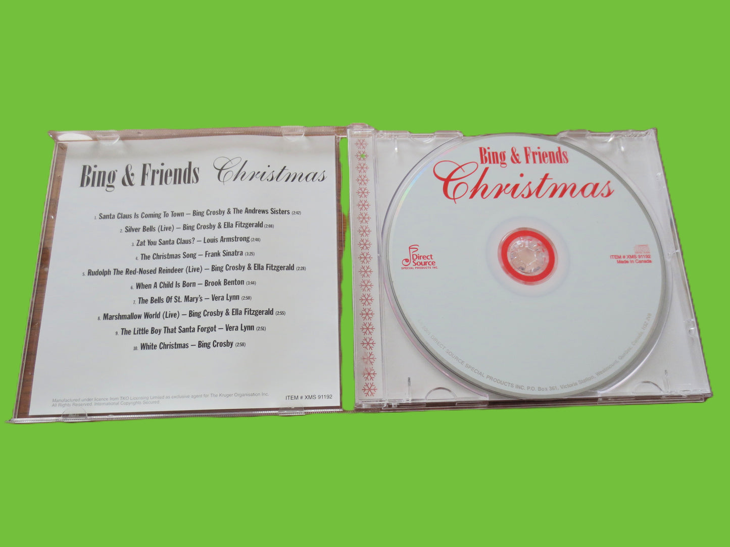 BING CROSBY, White CHRISTMAS, Frank Sinatra, 2004 Compact Disc, Vintage Cd