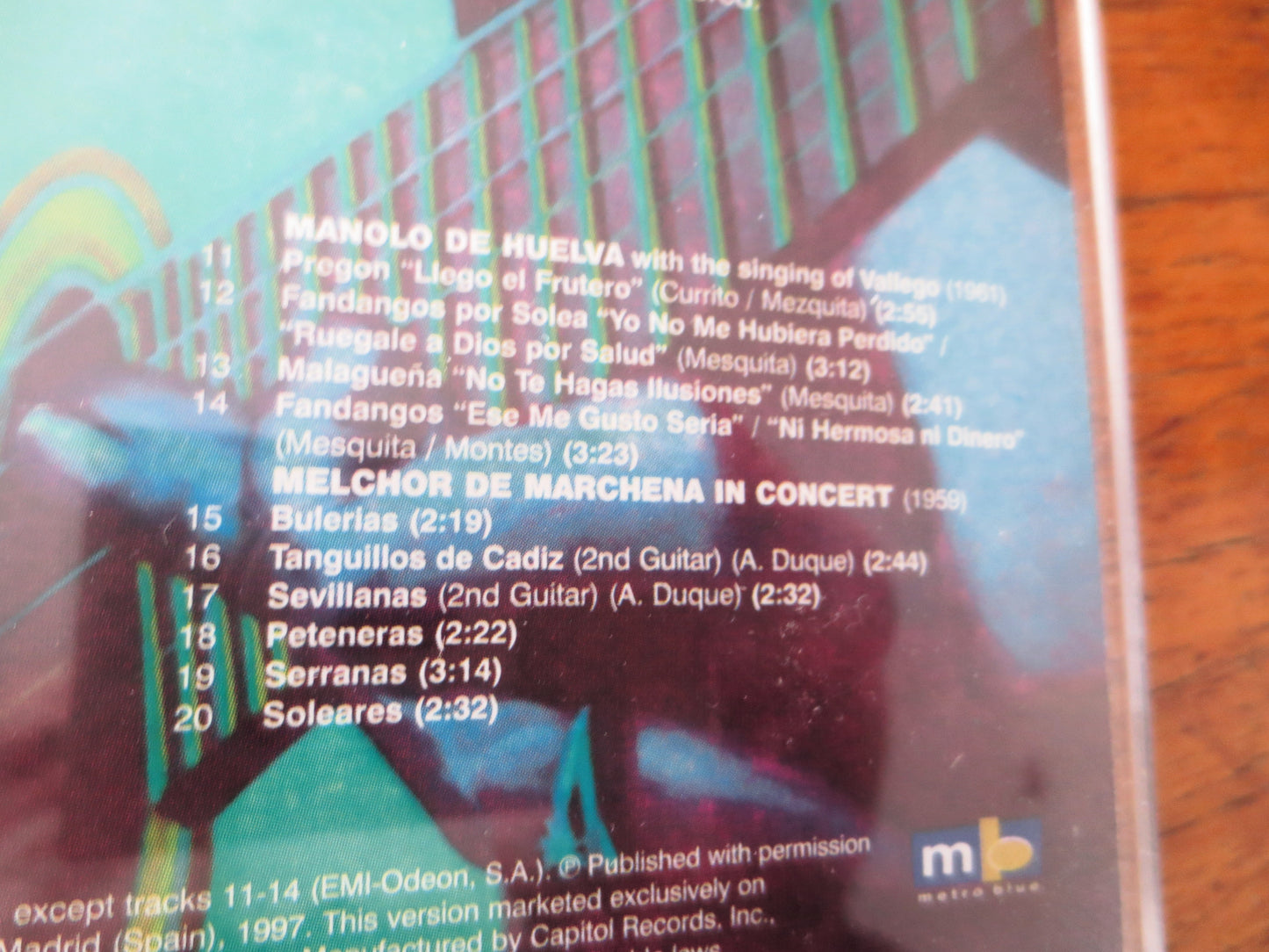 MASTERS of FLAMENCO GUITAR, Flamenco Music, 1997 Compact Disc, Vintage Cd