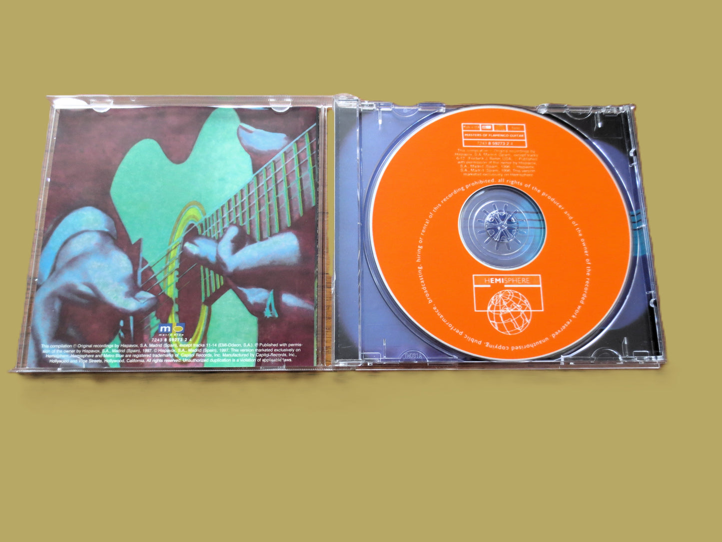 MASTERS of FLAMENCO GUITAR, Flamenco Music, 1997 Compact Disc, Vintage Cd