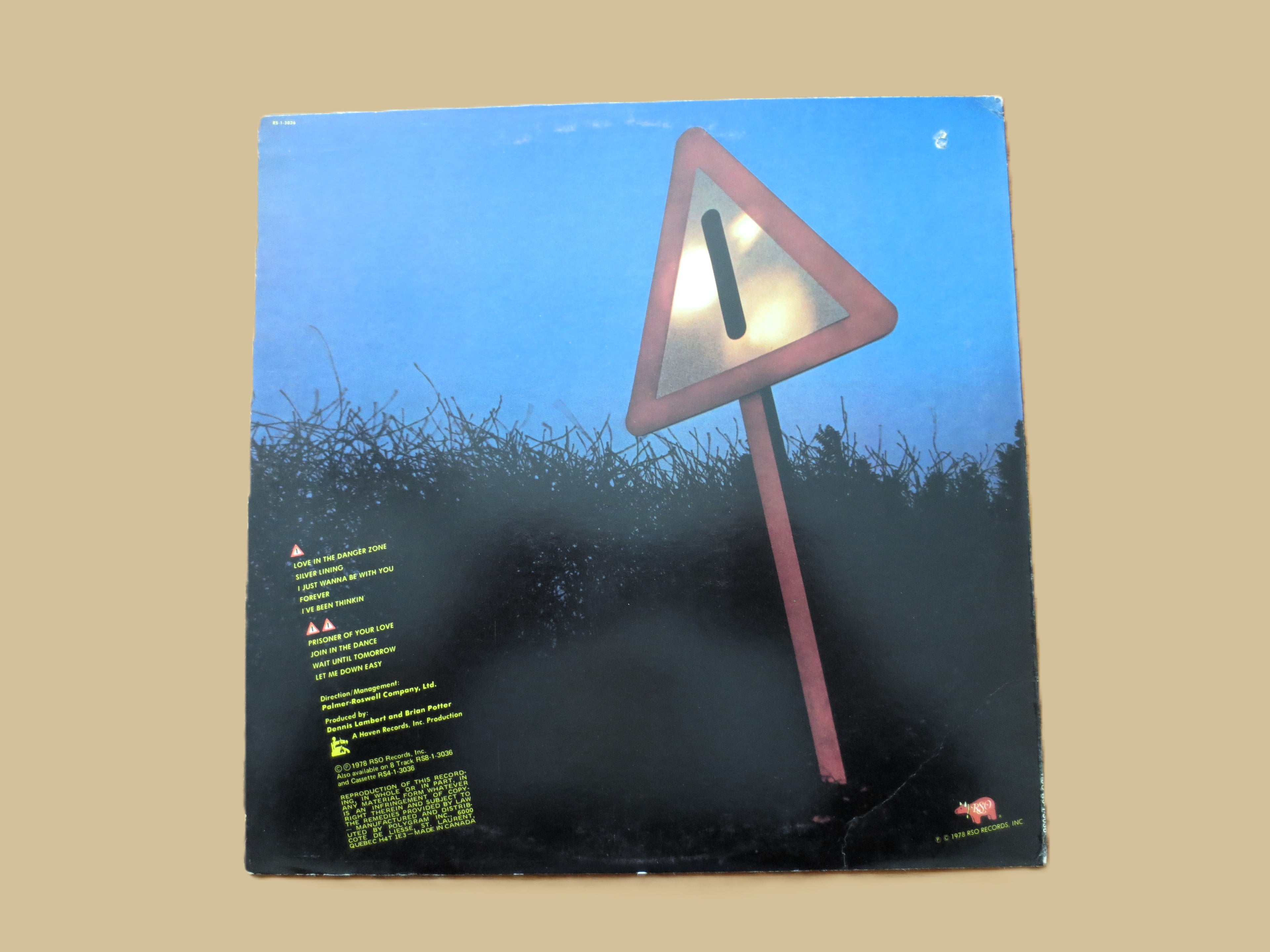 Player – Danger Zone (1978) Vinyl LP