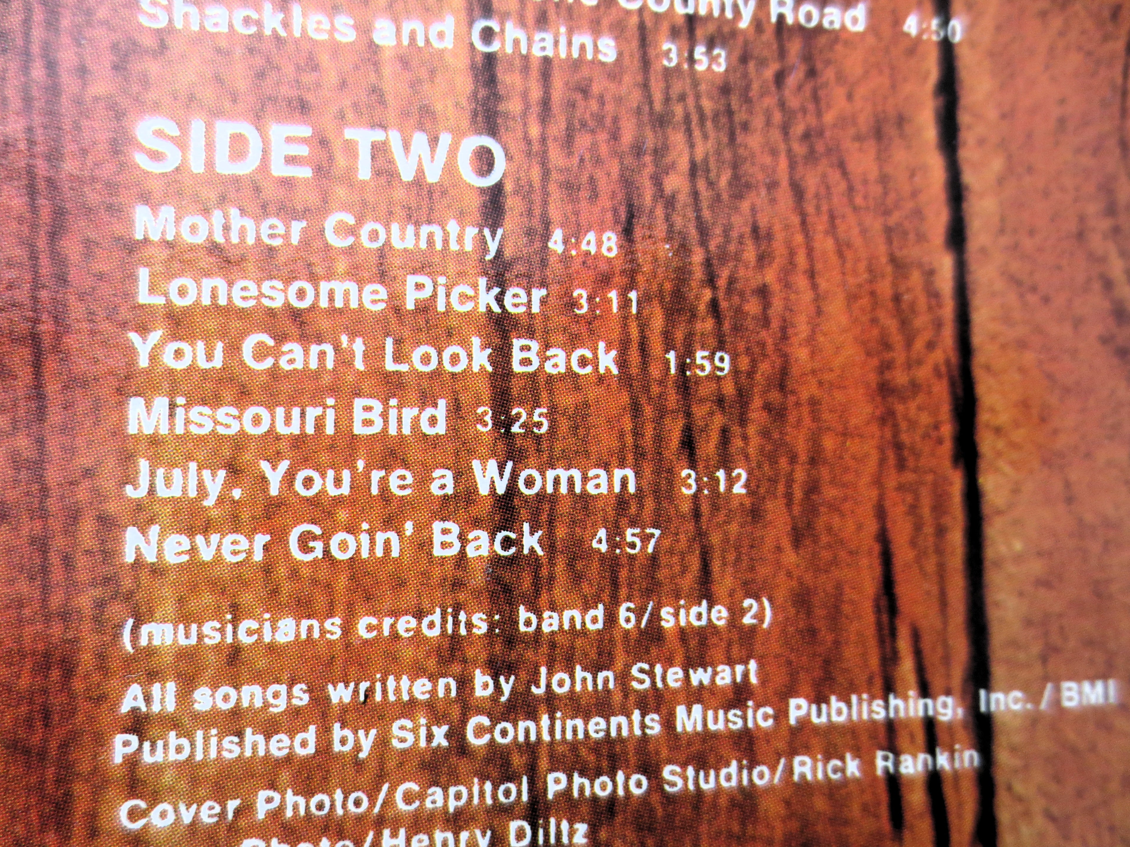 JOHN STEWART, California Bloodlines, Vintage Album, 1987 Record, Vinyl Lp