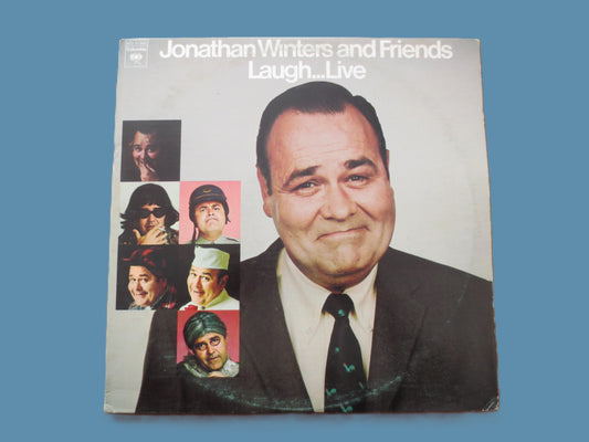 JONATHAN WINTERS, Laugh LIVE, Double Album, 1973 Record, Vinyl Lp