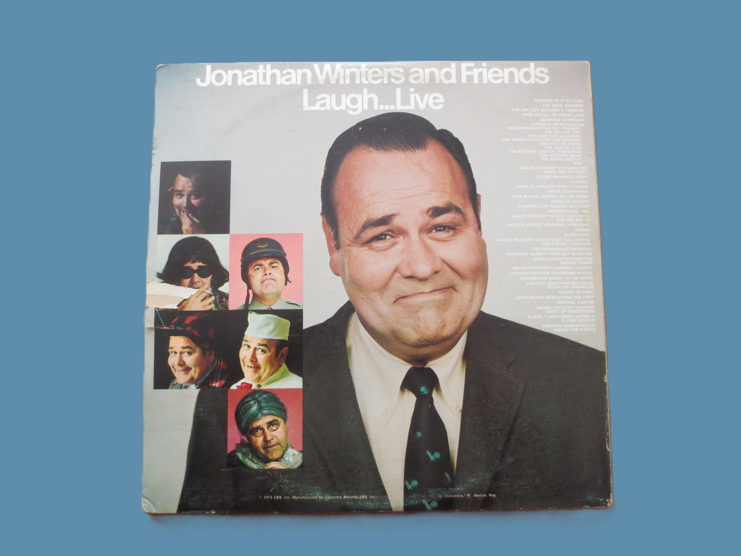 JONATHAN WINTERS, Laugh LIVE, Double Album, 1973 Record, Vinyl Lp