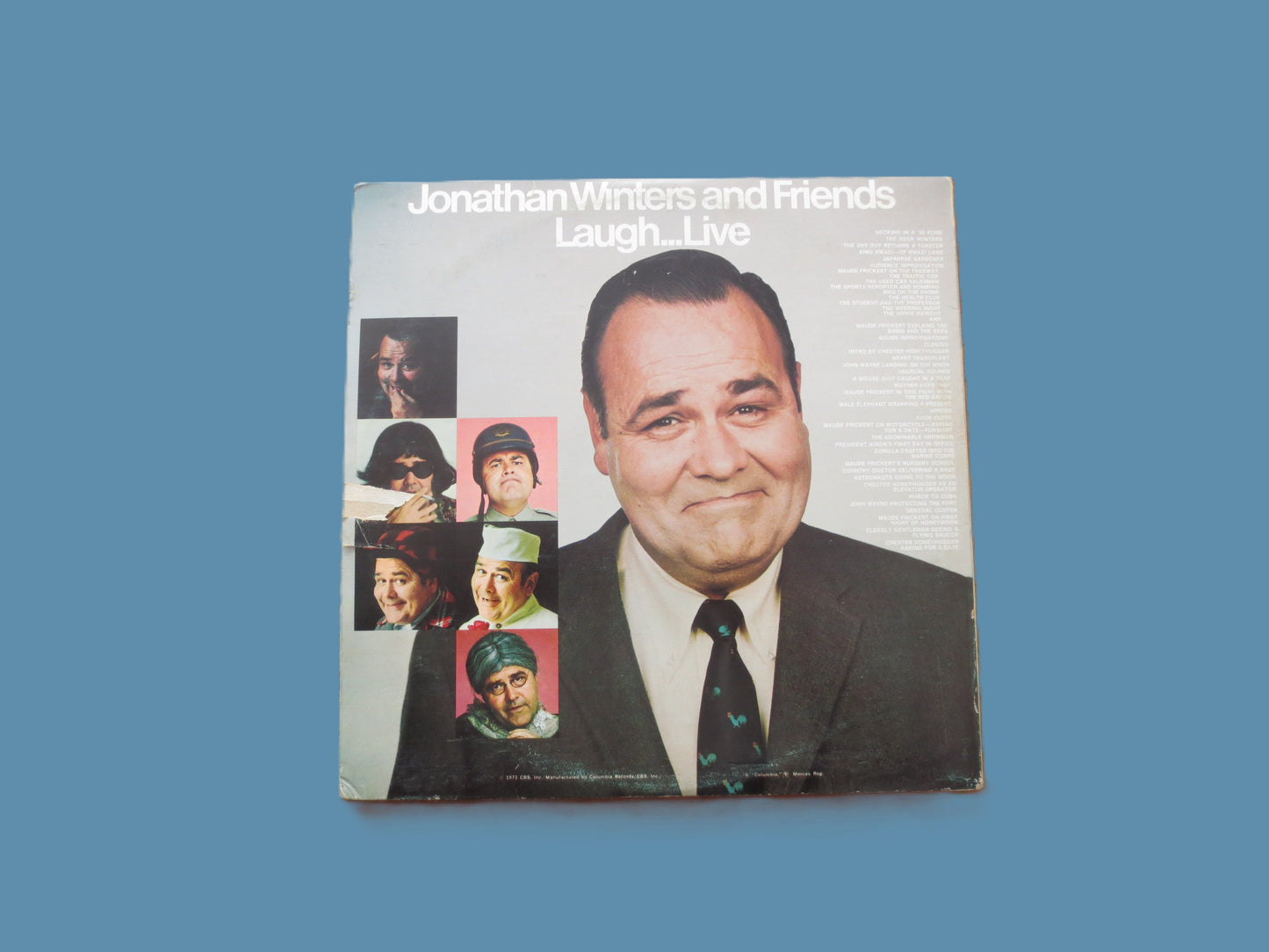 JONATHAN WINTERS, Laugh LIVE, Double Album, 1973 Record, Vinyl Lp