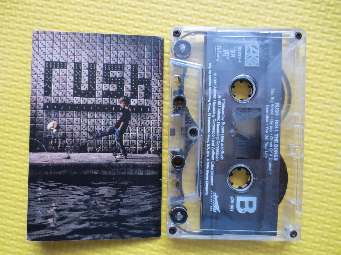 RUSH, Roll the Bones, RUSH Tapes, RUSH Cassette, Tape, Rush Album, Music Cassette, Rock Music Tape, Classic Rock Tape, Tapes, 1991 Cassette