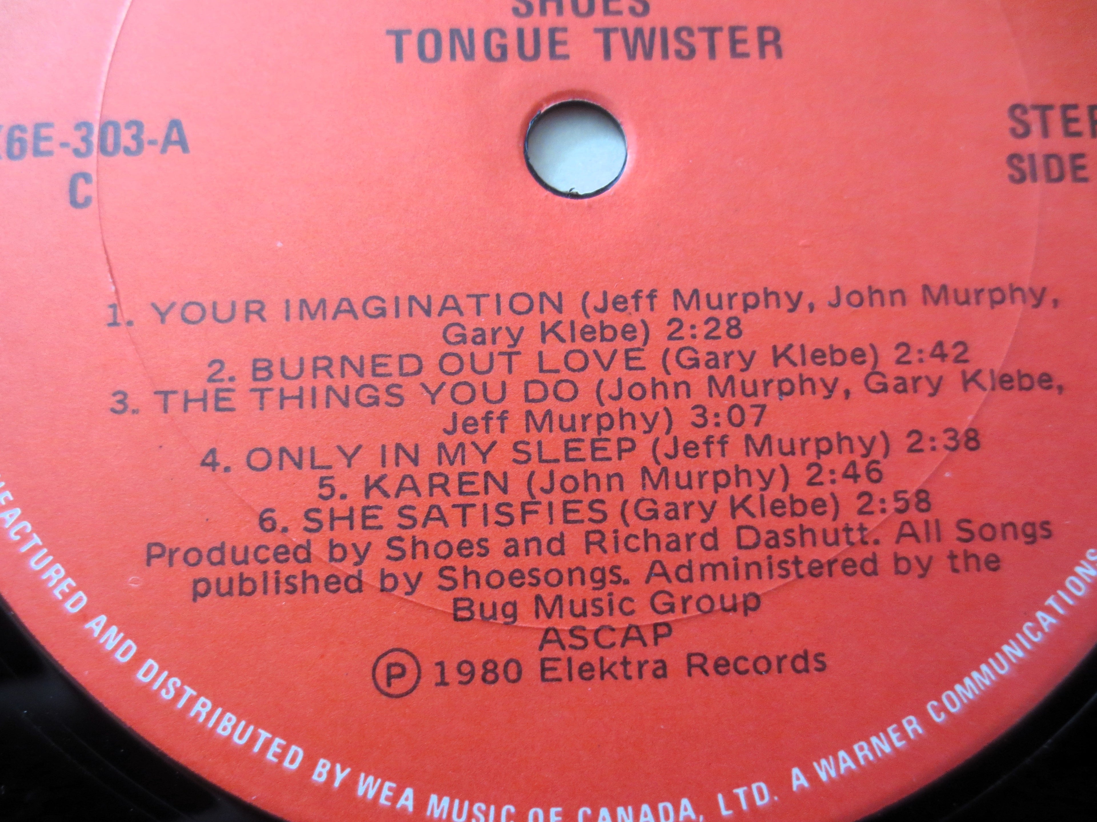 Shoes – Tongue Twister (1981) Vinyl LP