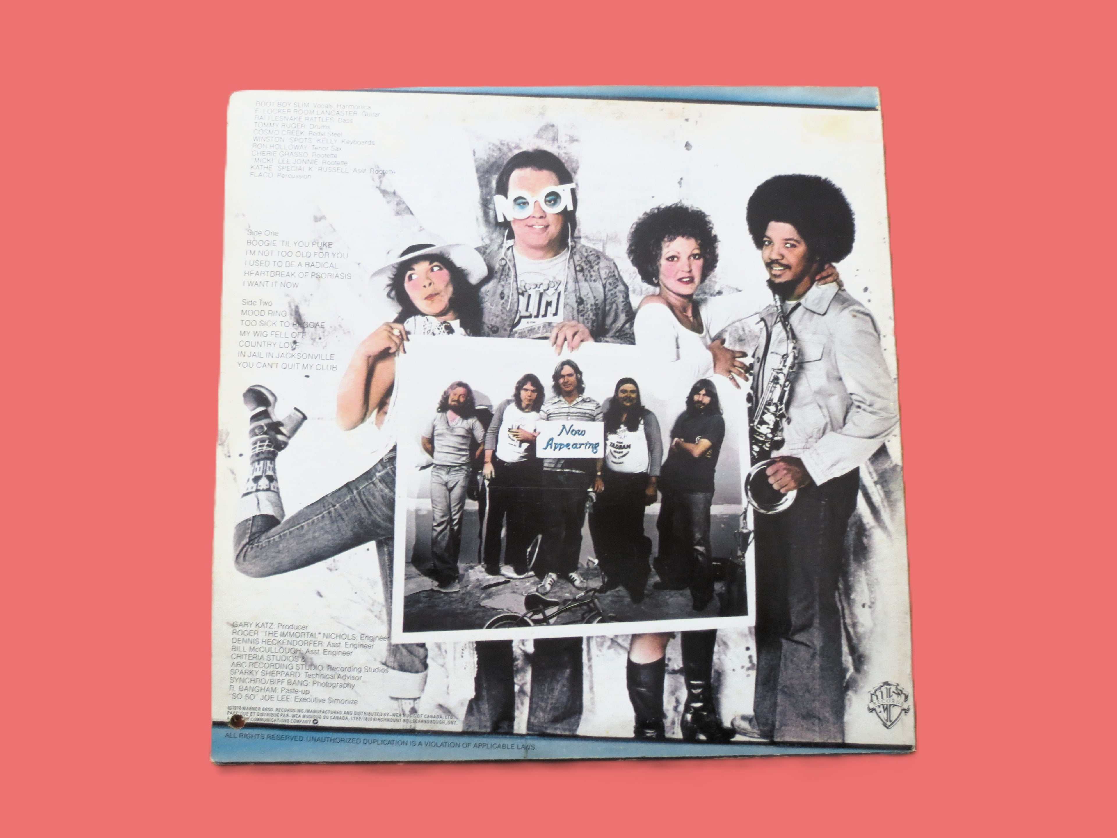ROOT BOY SLIM & The Sex Change Band With The Rootettes, Vintage Album, 1978 Record, Vinyl Lp