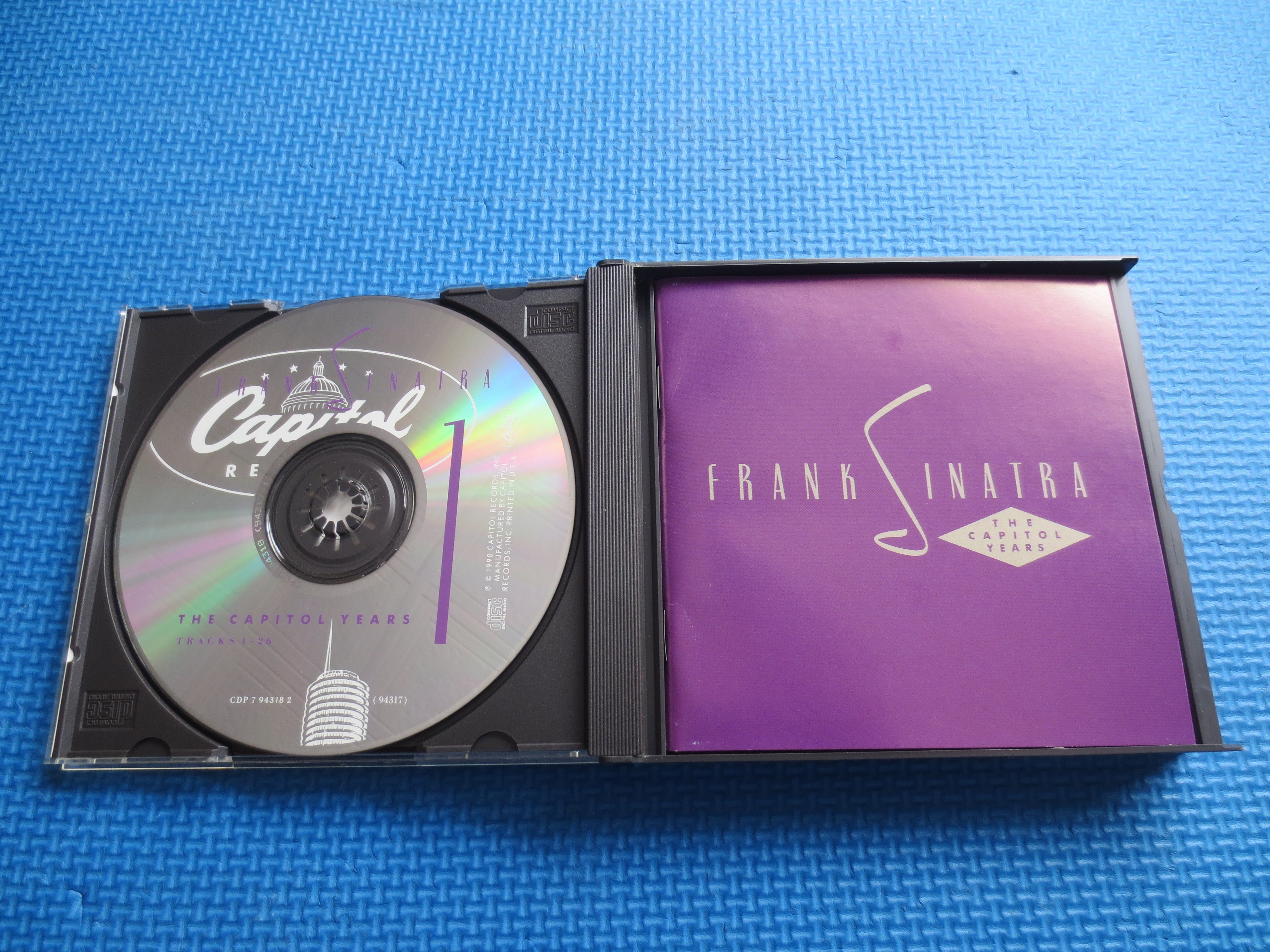 FRANK SINATRA Cd: The Capitol Years, 3 Discs, 1990 Compact Disc, Vintage Cd