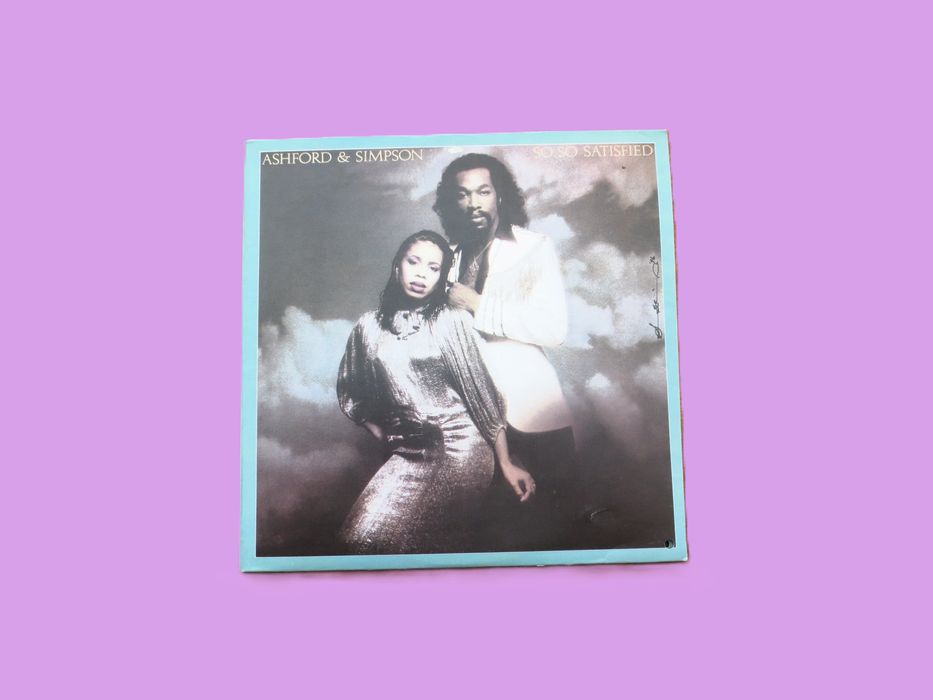 ASHFORD and SIMPSON, So So Satisfied, Vintage Album, 1977 Record, Vinyl Lp