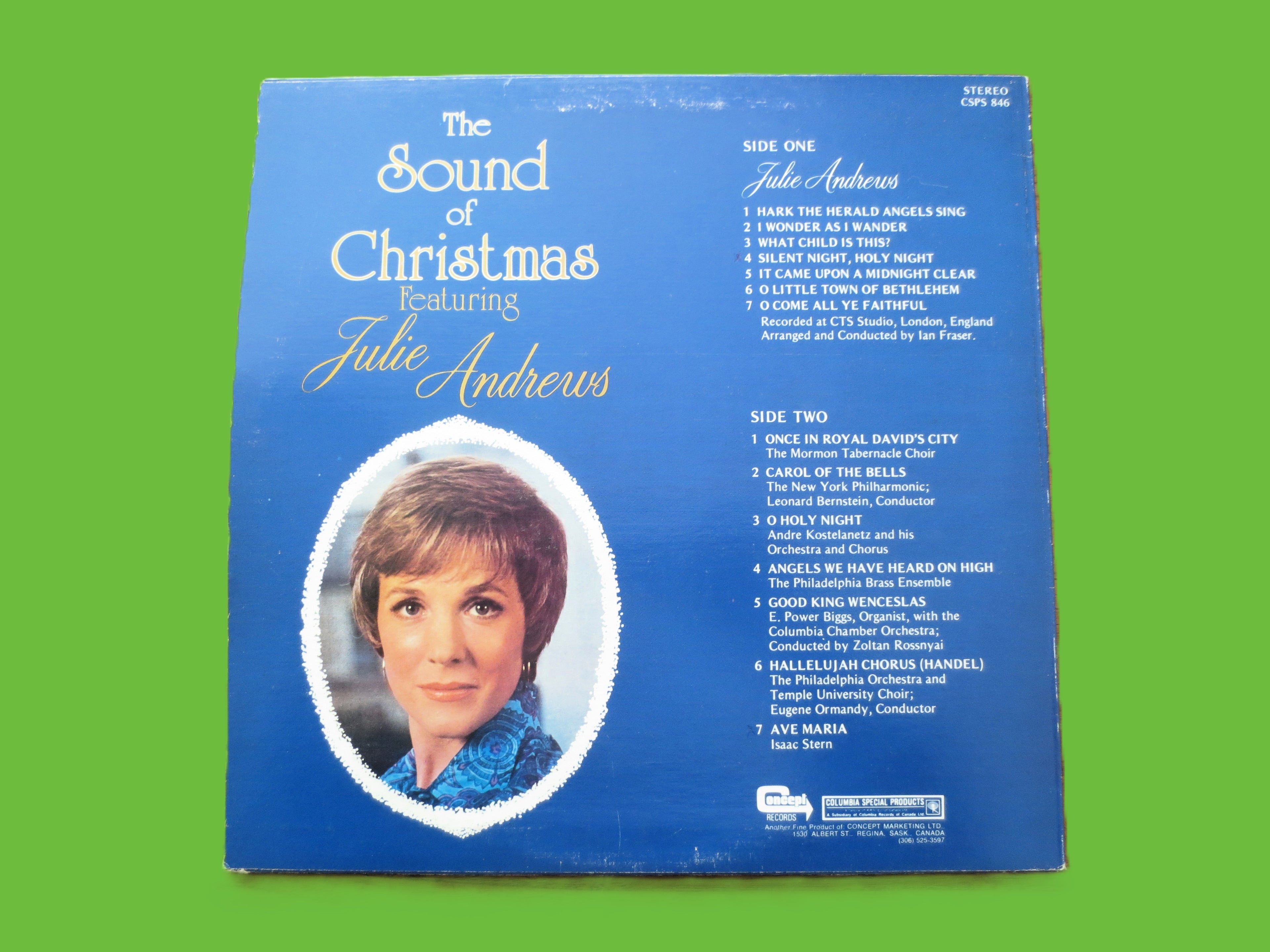 Julie Andrews – The Sound of Christmas (1967) Vinyl LP