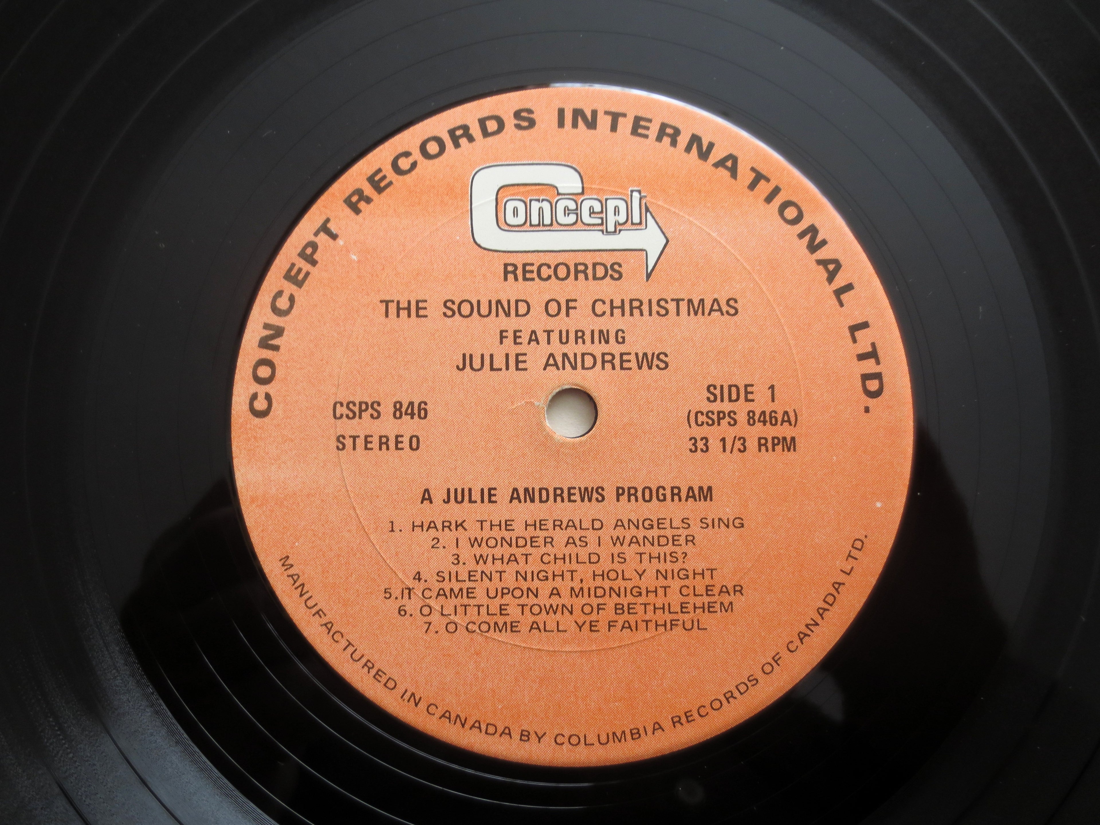 Julie Andrews – The Sound of Christmas (1967) Vinyl LP