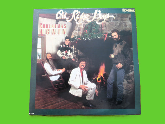 The OAK RIDGE BOYS, Christmas Again, Vintage Album, 1986 Record, Vinyl Lp