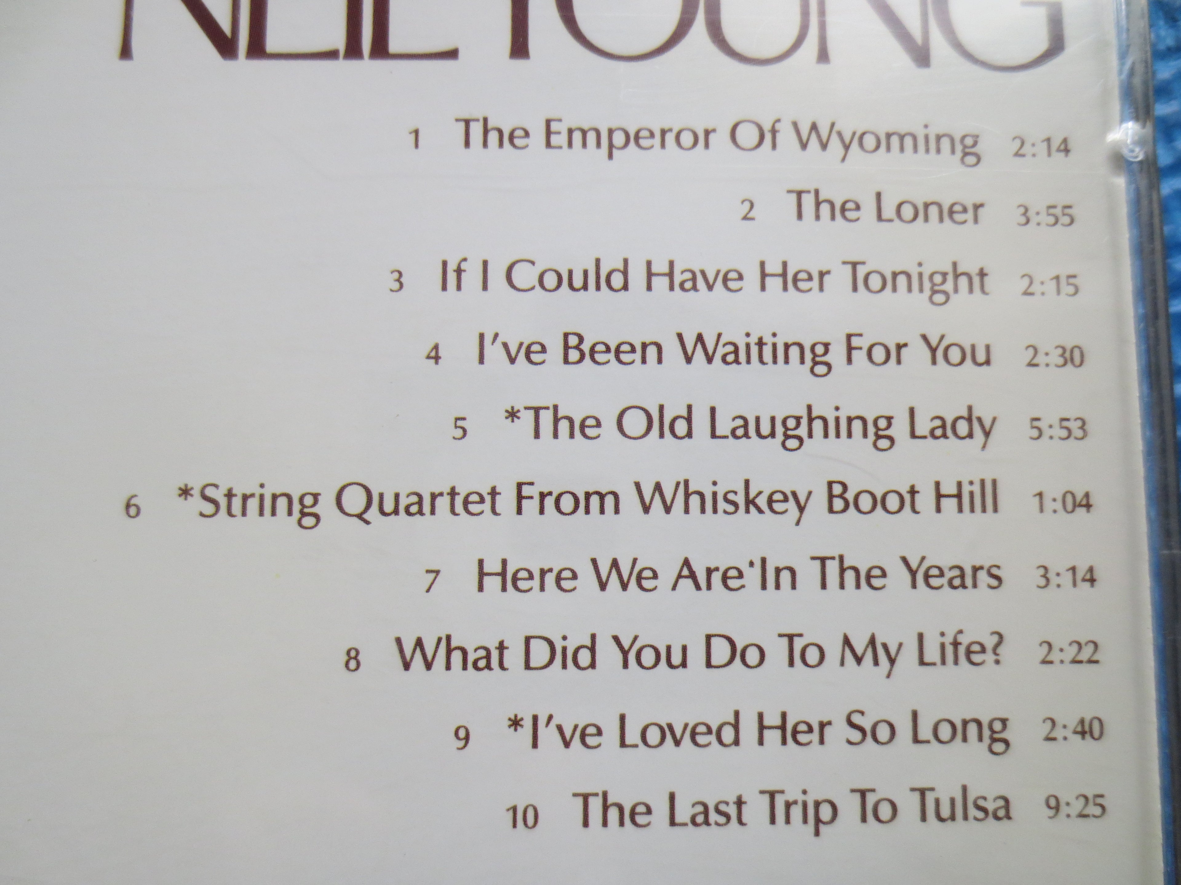 NEIL YOUNG, Reprise Album, Country Music Cd, Vintage Album, Compact Disc
