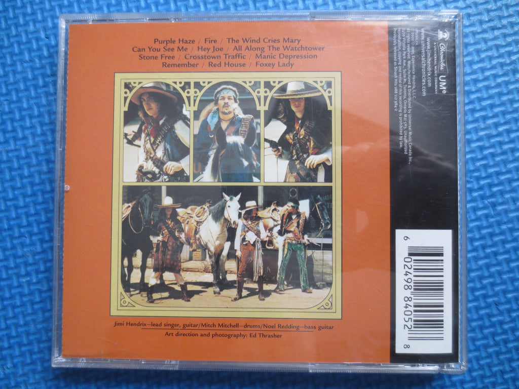 JIMI HENDRIX, Smash HITS, Millennium Collection, 2000 Compact Disc, Vintage Cd