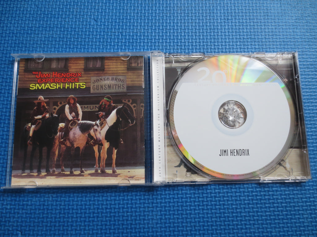 JIMI HENDRIX, Smash HITS, Millennium Collection, 2000 Compact Disc, Vintage Cd