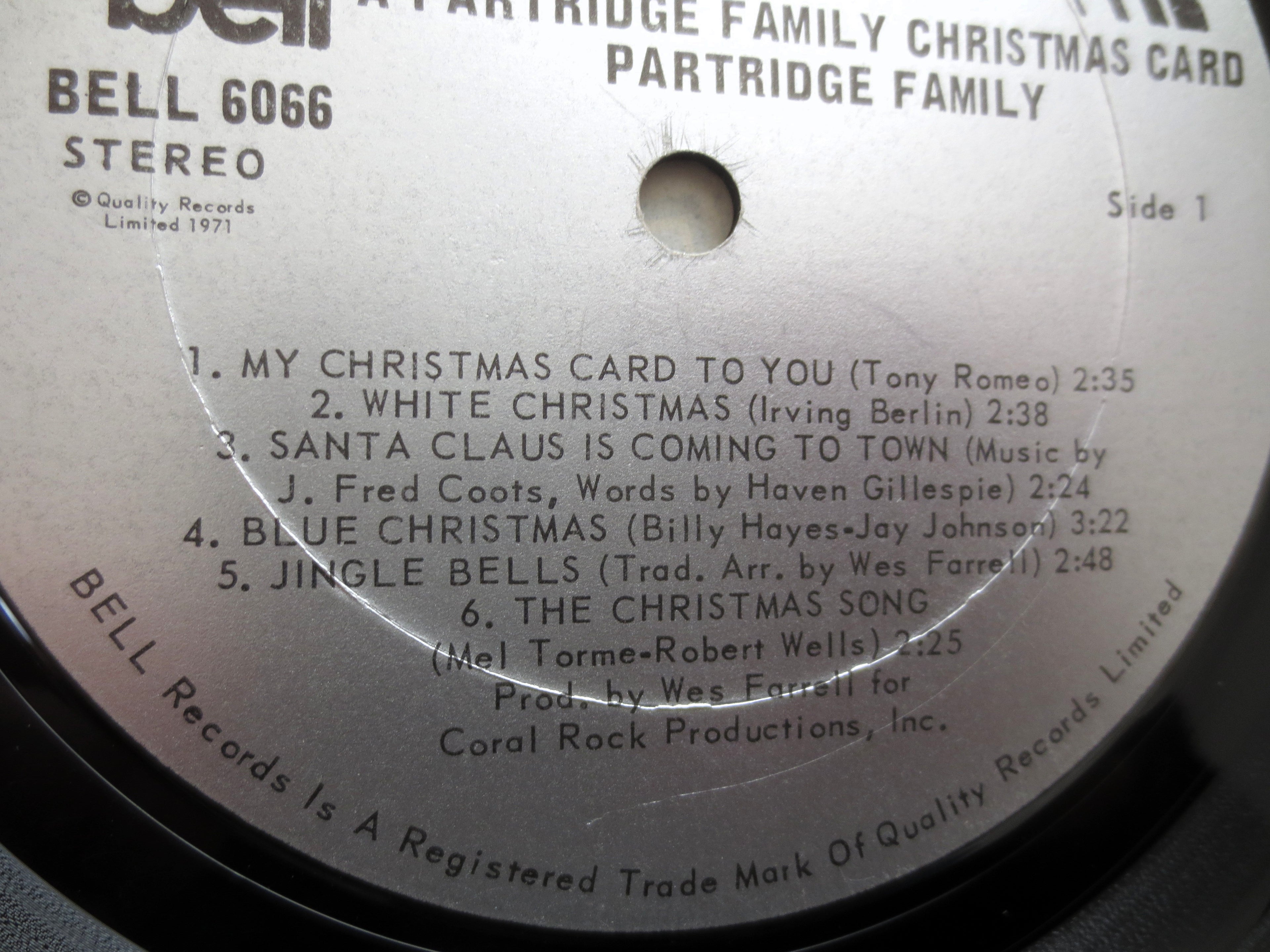 The Partridge Family – A Partridge Family Christmas Card (1971) Vinyl LP