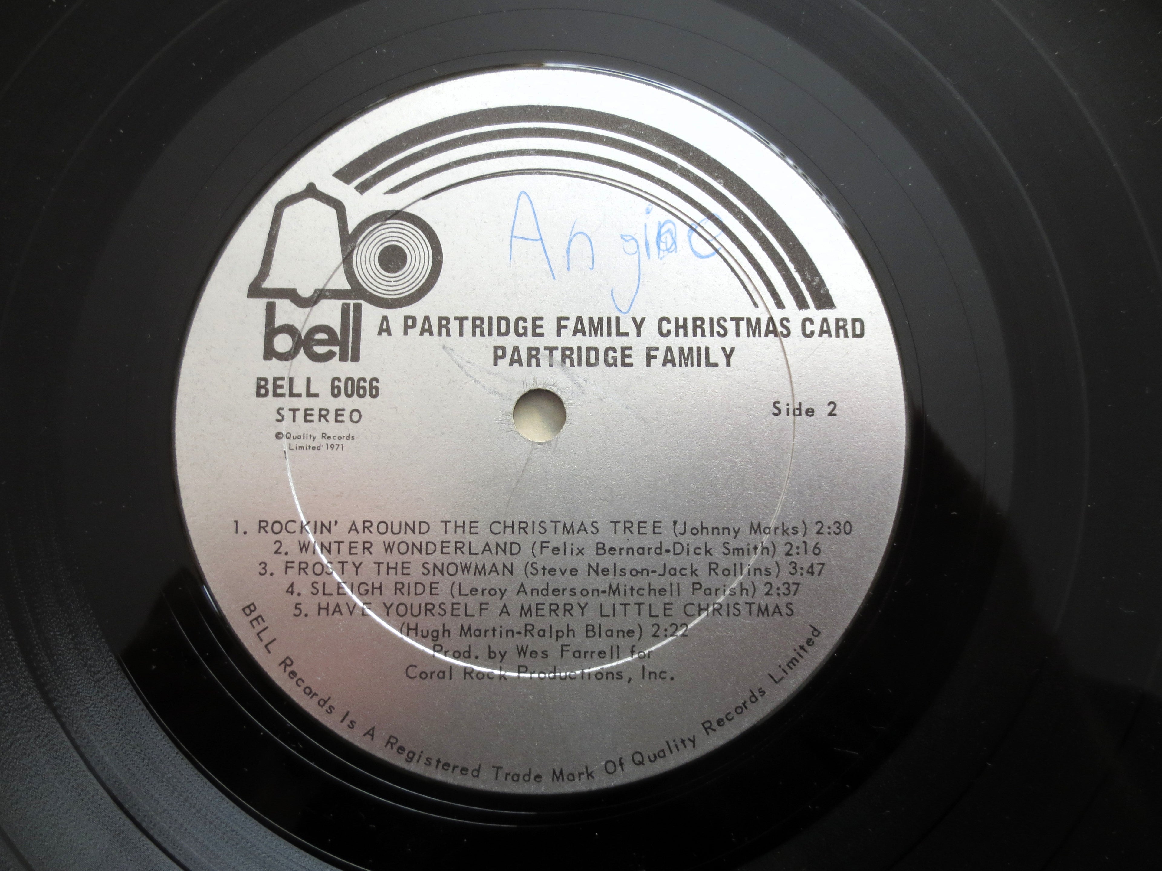 The Partridge Family – A Partridge Family Christmas Card (1971) Vinyl LP