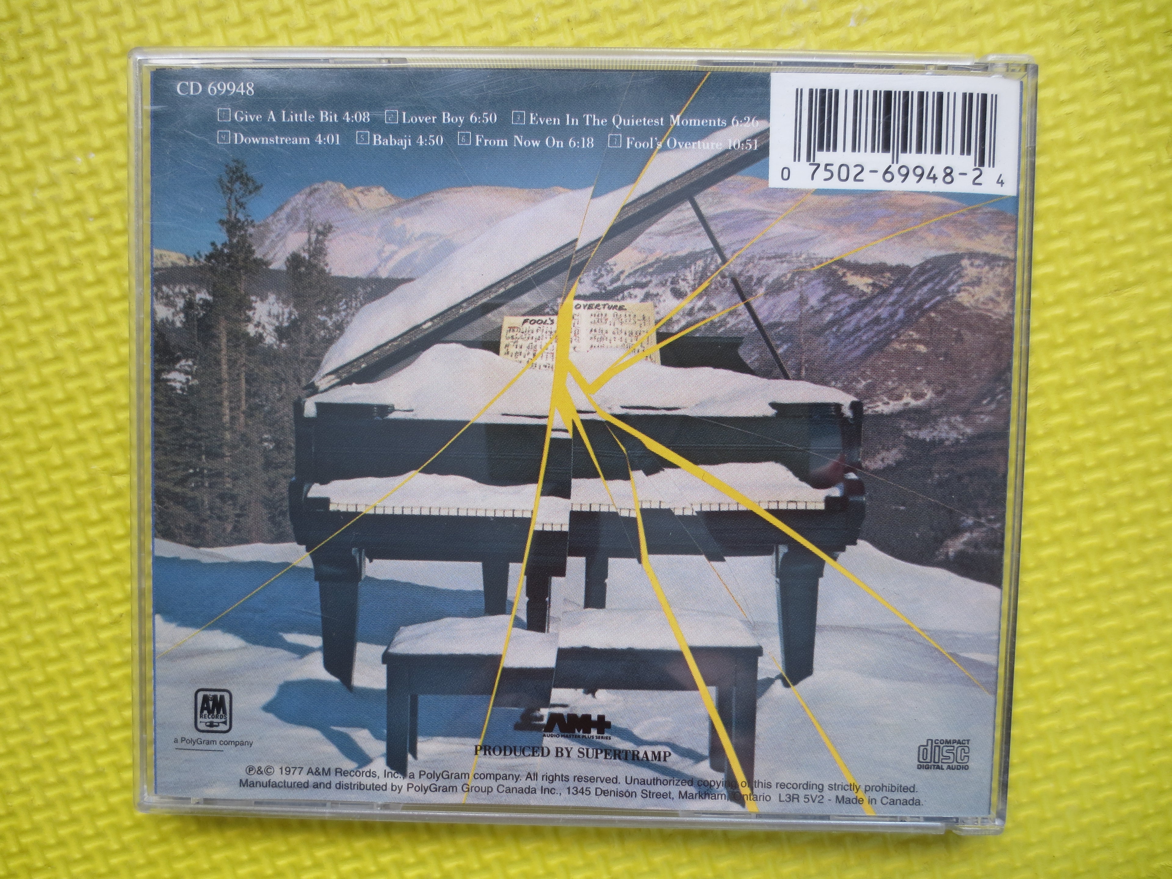 Supertramp – Even in the Quietest Moments (1977) CD