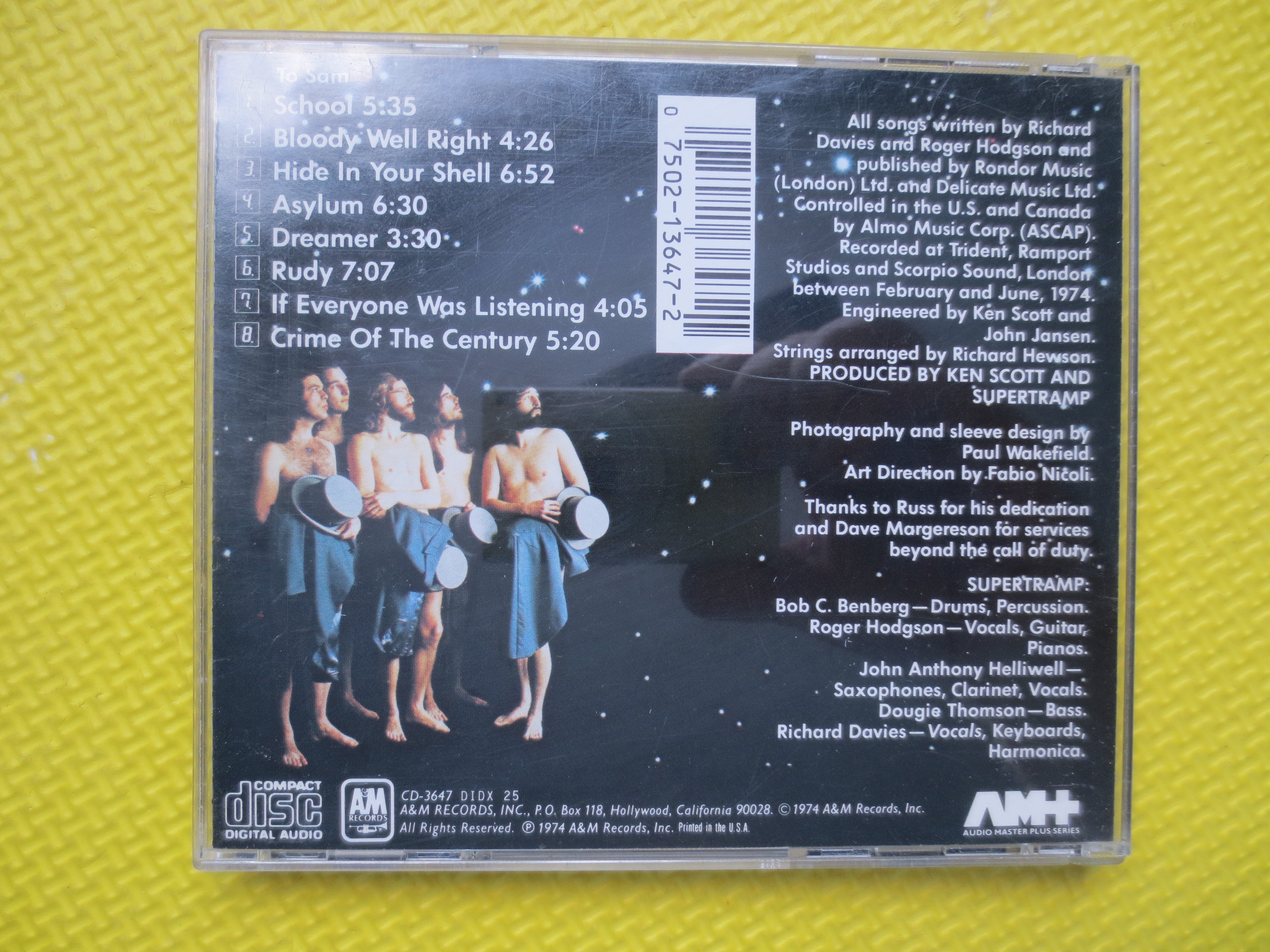 Supertramp – Crime of the Century (1974) CD