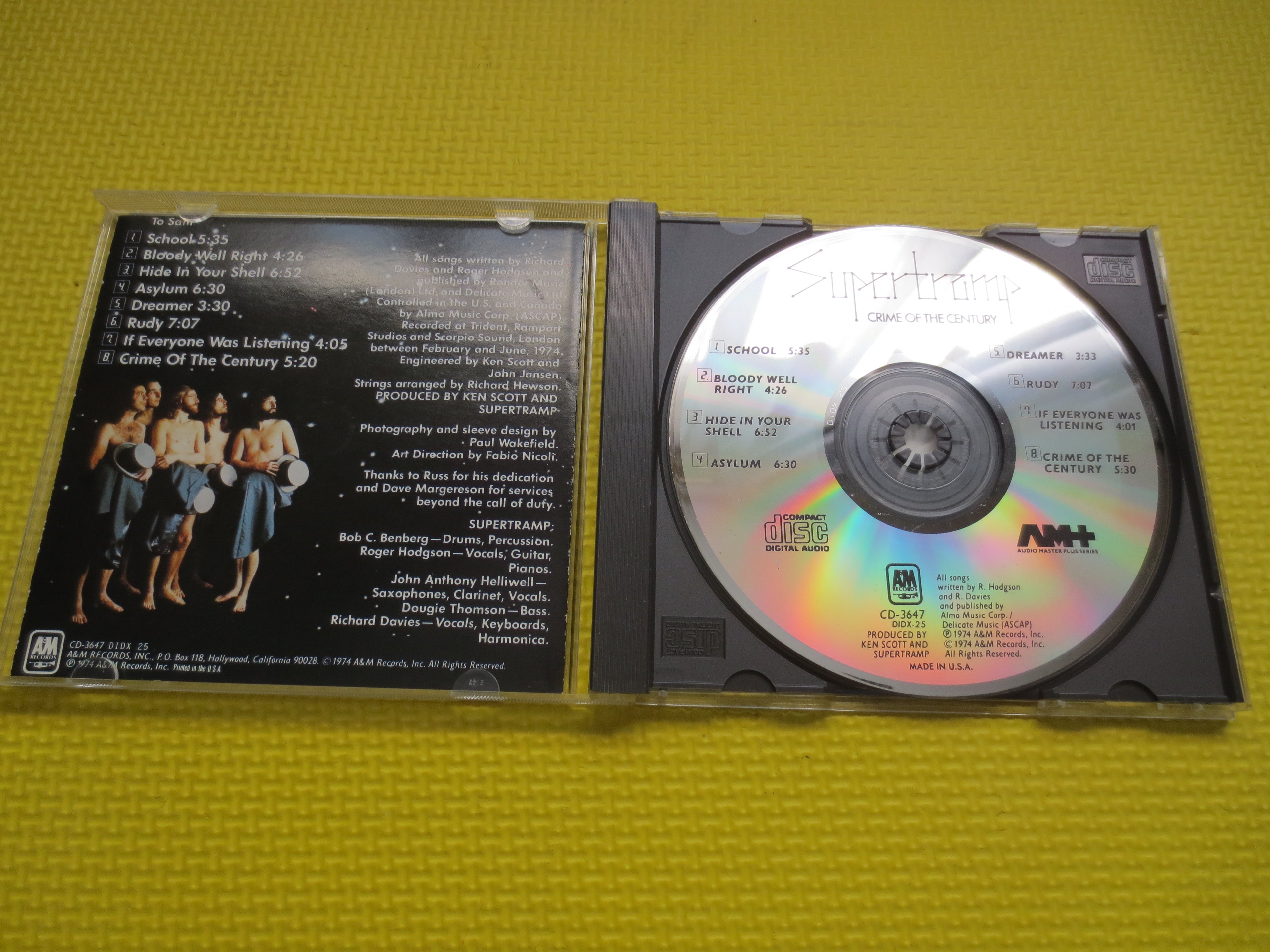 Supertramp – Crime of the Century (1974) CD