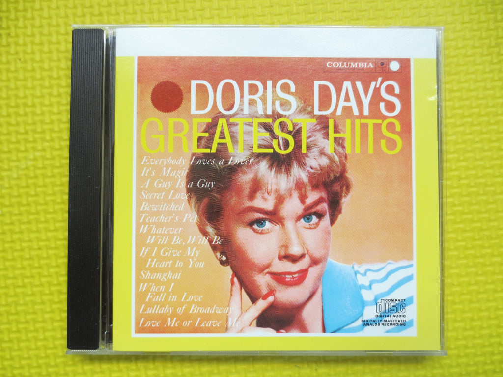 DORIS DAY, Greatest Hits, Jazz Pop Music, 1985 Compact Disc, Vintage Cd