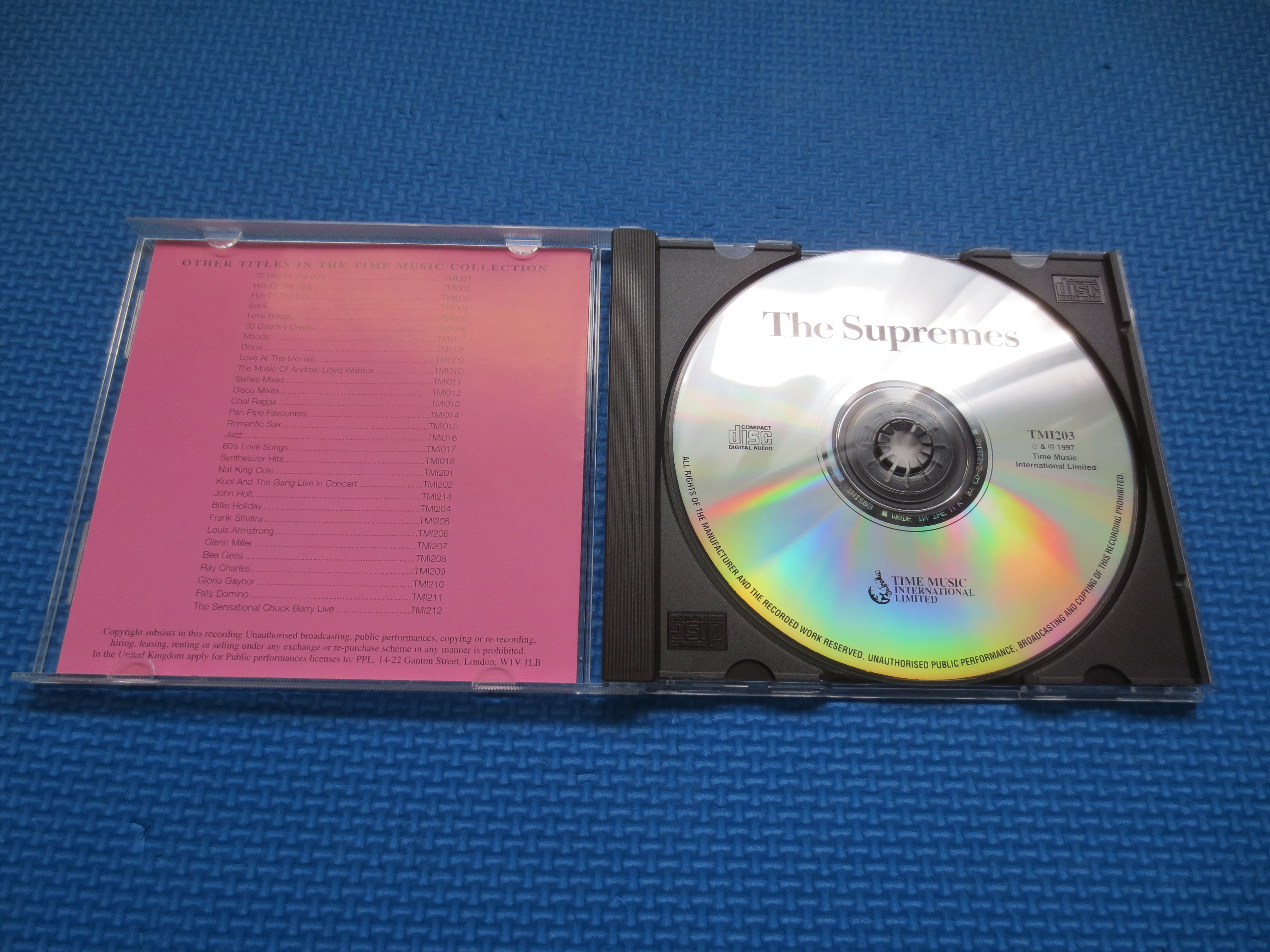 The SUPREMES, Greatest Hits, 1997 Compact Disc, Vintage Cd