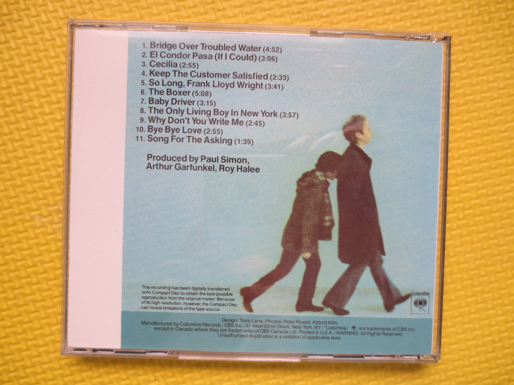 SIMON and GARFUNKEL, BRIDGE Over Troubled Water, Folk Album, 1985 Compact Disc, Vintage Cd