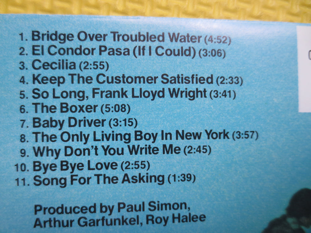 SIMON and GARFUNKEL, BRIDGE Over Troubled Water, Folk Album, 1985 Compact Disc, Vintage Cd
