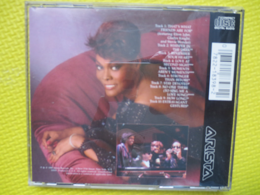 DIONNE WARWICK, FRIENDS, 1985 Compact Disc, Vintage Cd