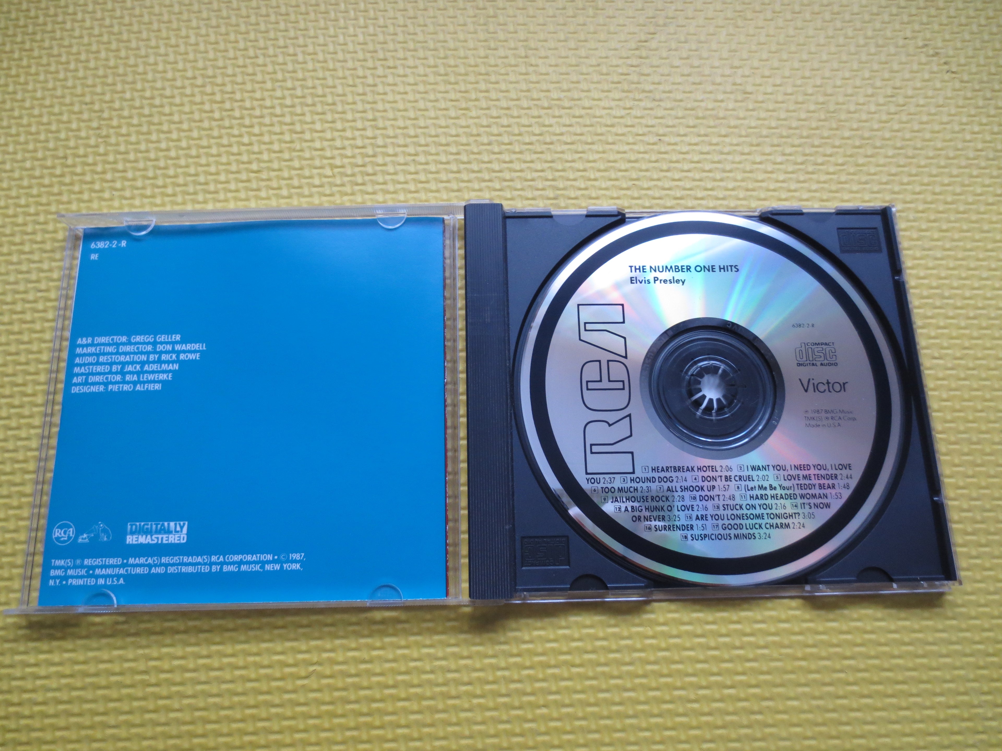 Elvis Presley – The Number One Hits (1987) CD