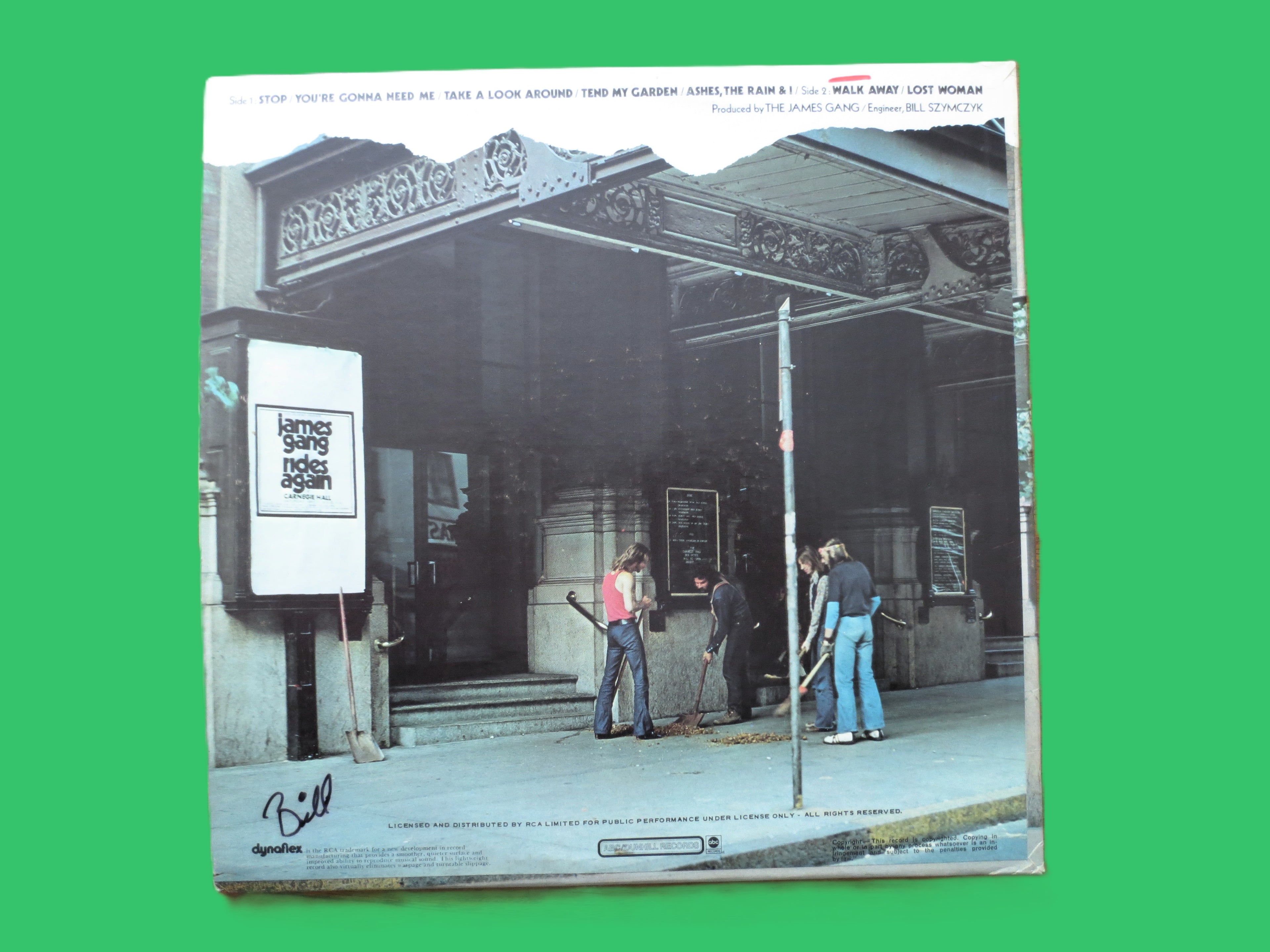 The JAMES GANG, Live In Concert, Vintage Album, 1971 Record, Vinyl Lp