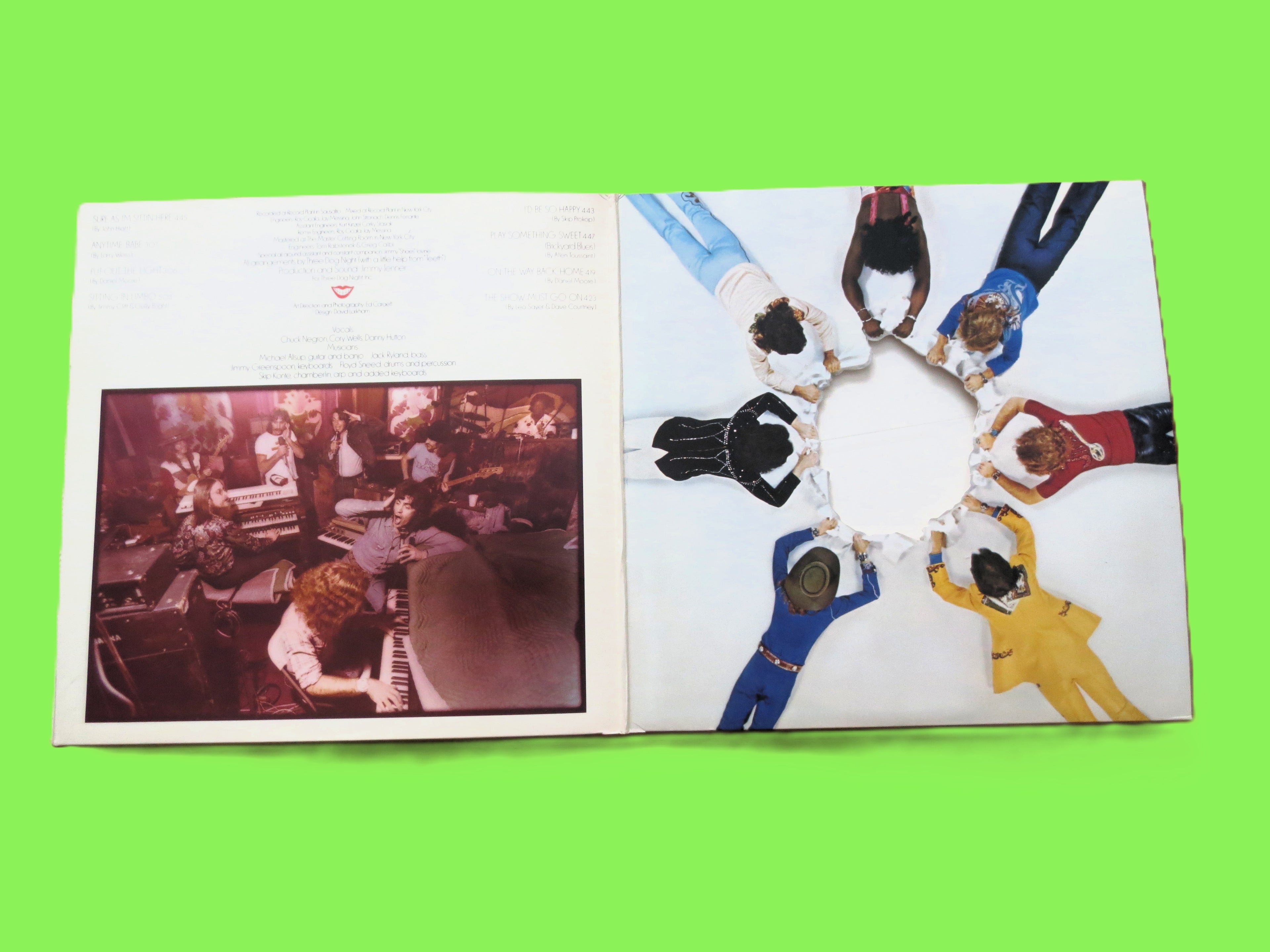 THREE DOG NIGHT, Hard Labor, Vintage Album, 1974 Record, Vinyl Lp