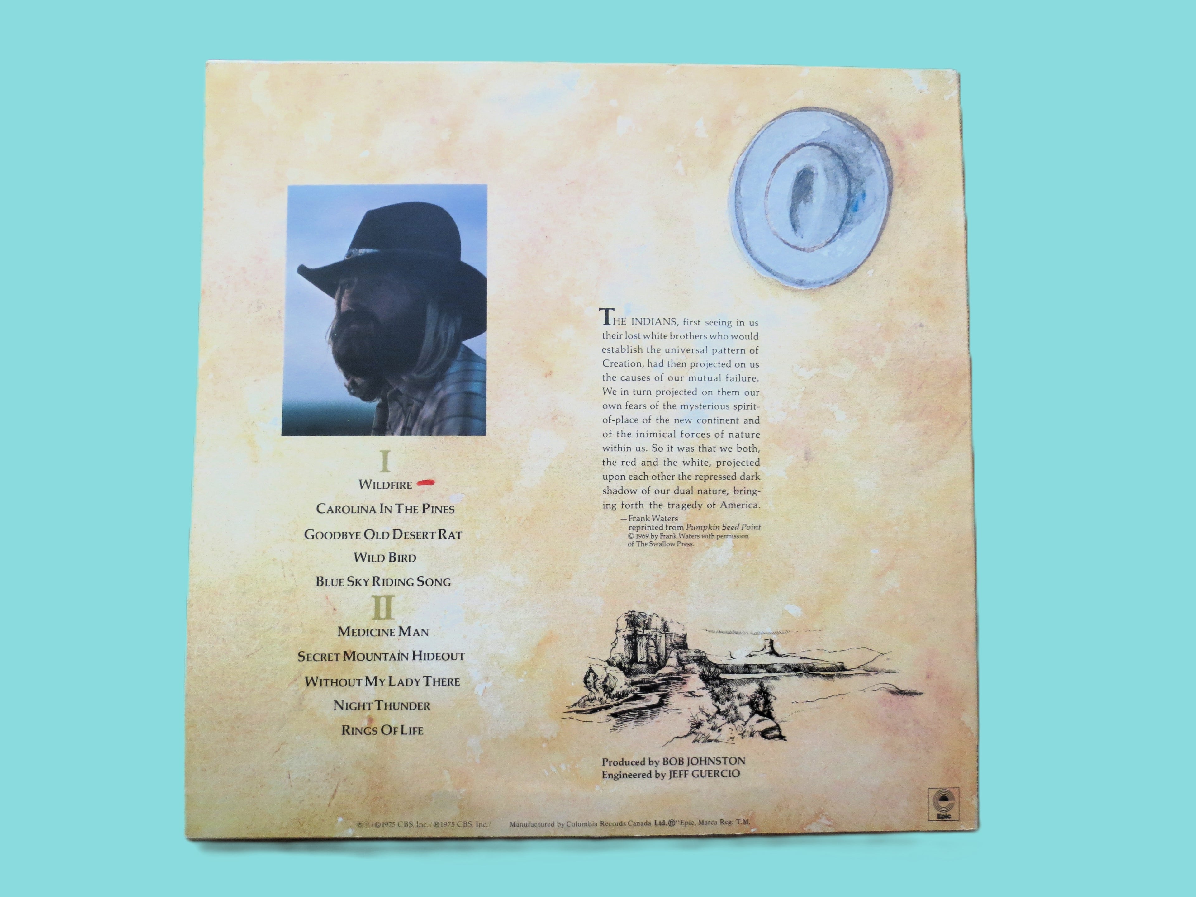 MICHAEL MURPHY, Blue Sky Night Thunder, Vintage Album, 1975 Record, Vinyl Lp